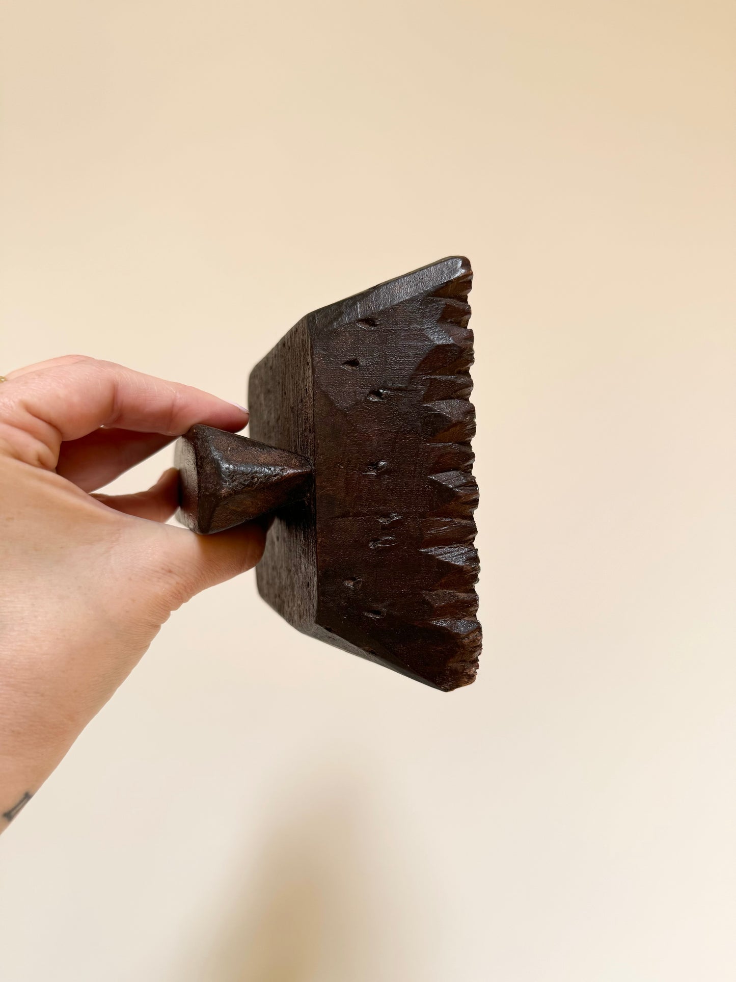 Vintage Wooden Printing Block