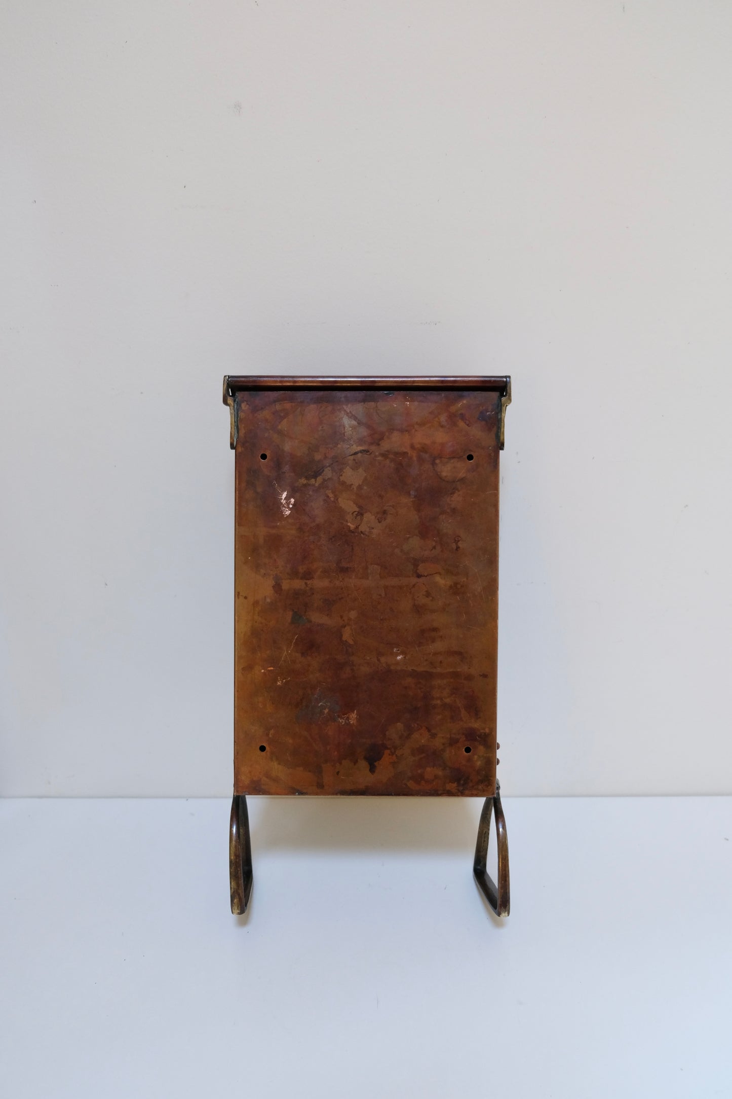 Vintage Copper Horse Mailbox with Keys