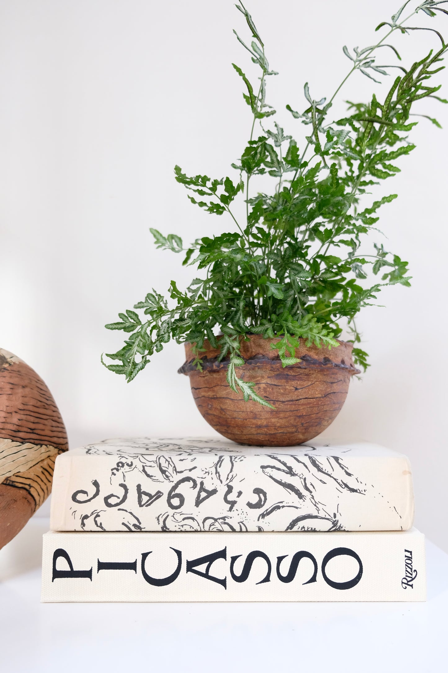 Studio Artist's Vintage Handmade Coiled Pottery Bowl