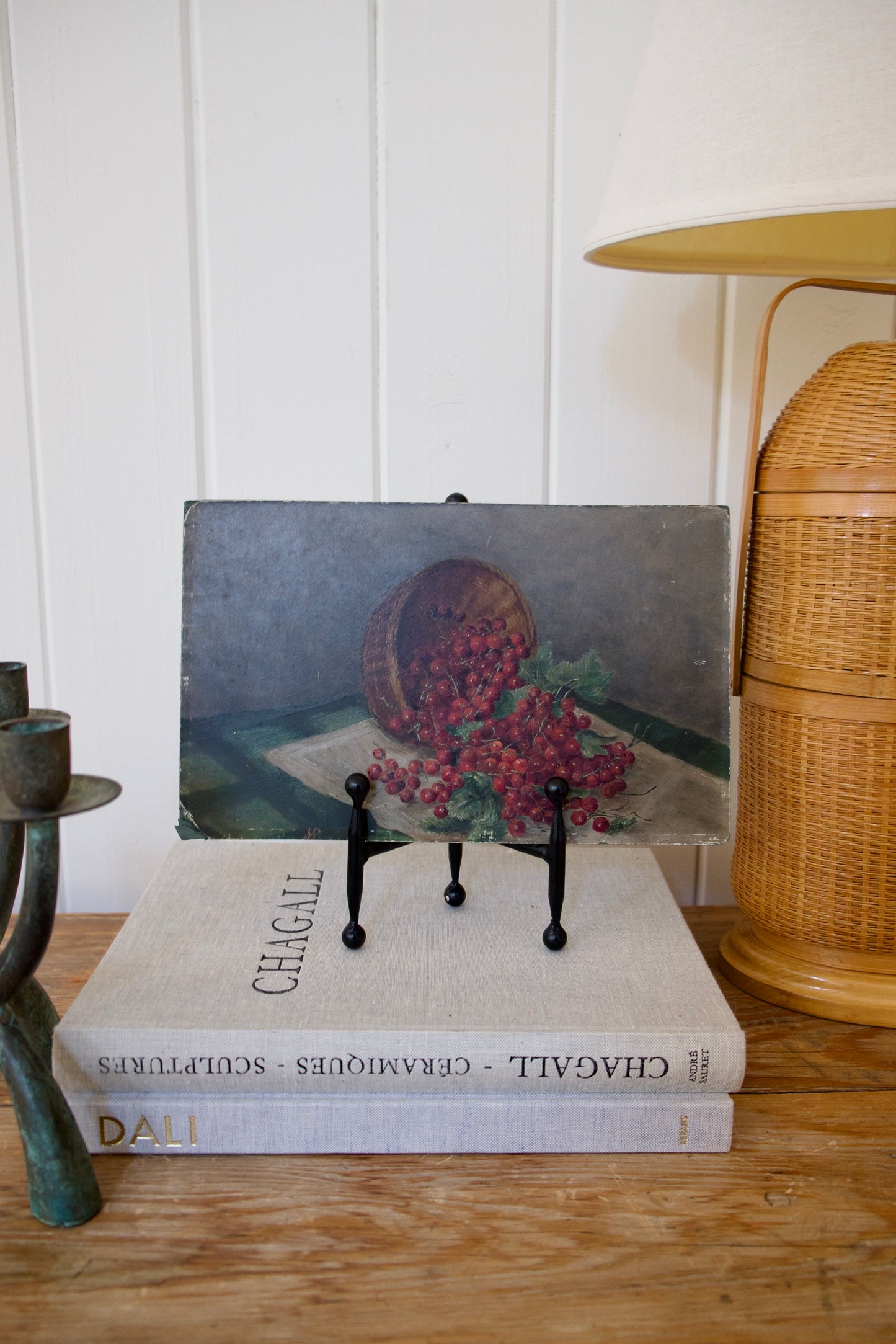 Antique Signed Oil Still Life β 12β x 7.5β