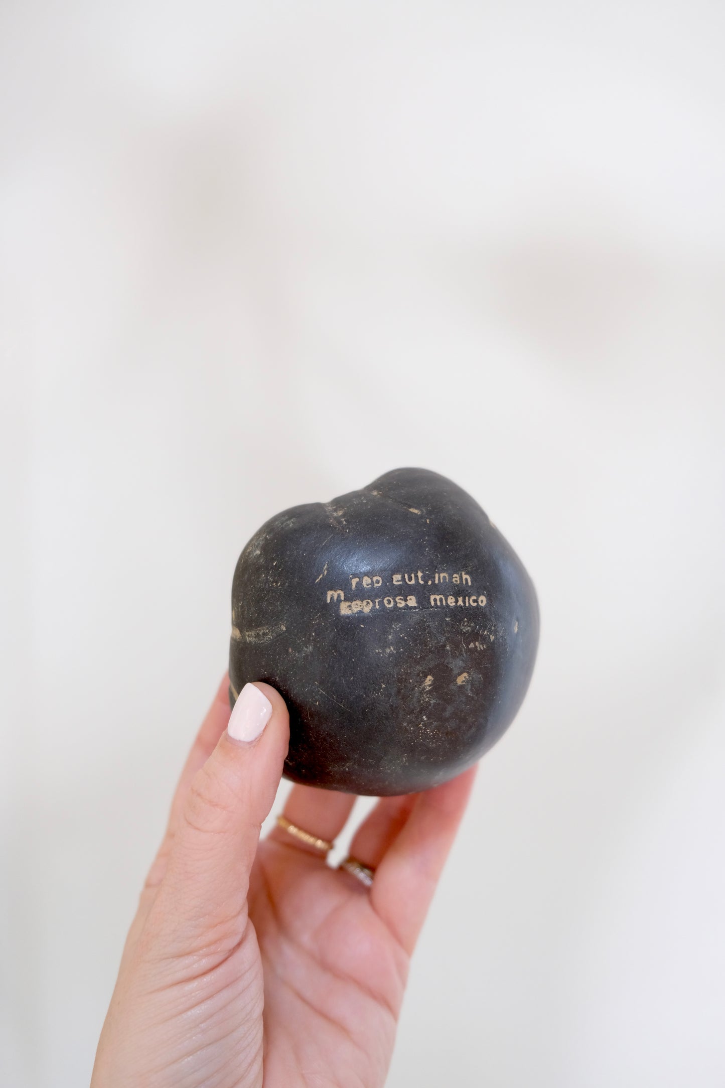 Small Vintage Mexican Pottery Bud Vase