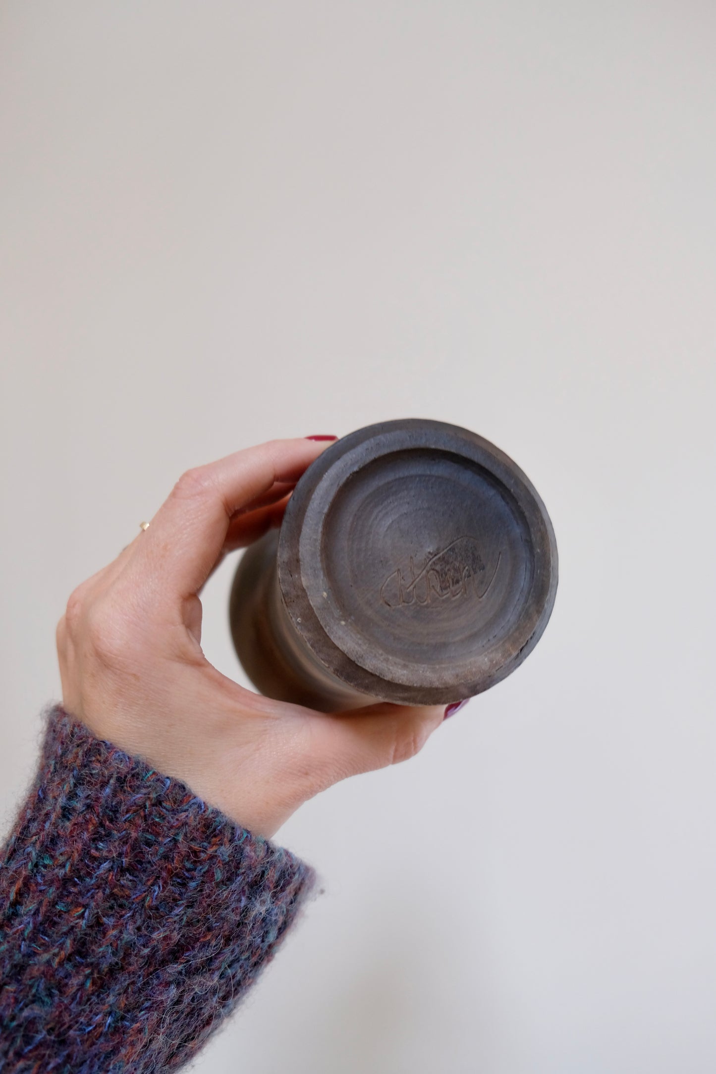 Moody Wood-Fired Ceramic Vase