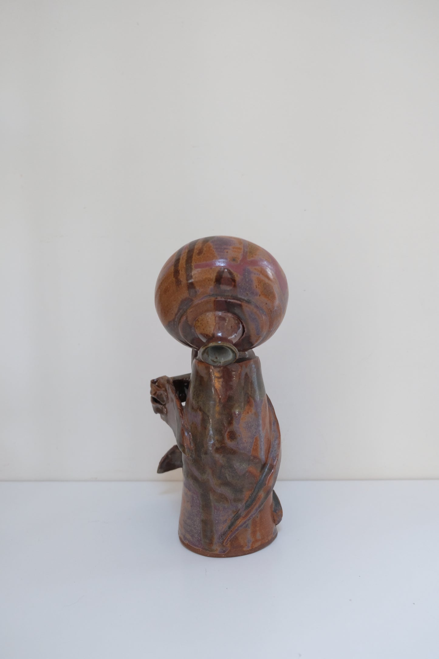 Abstract Vintage Studio Pottery Sculptural Vessel