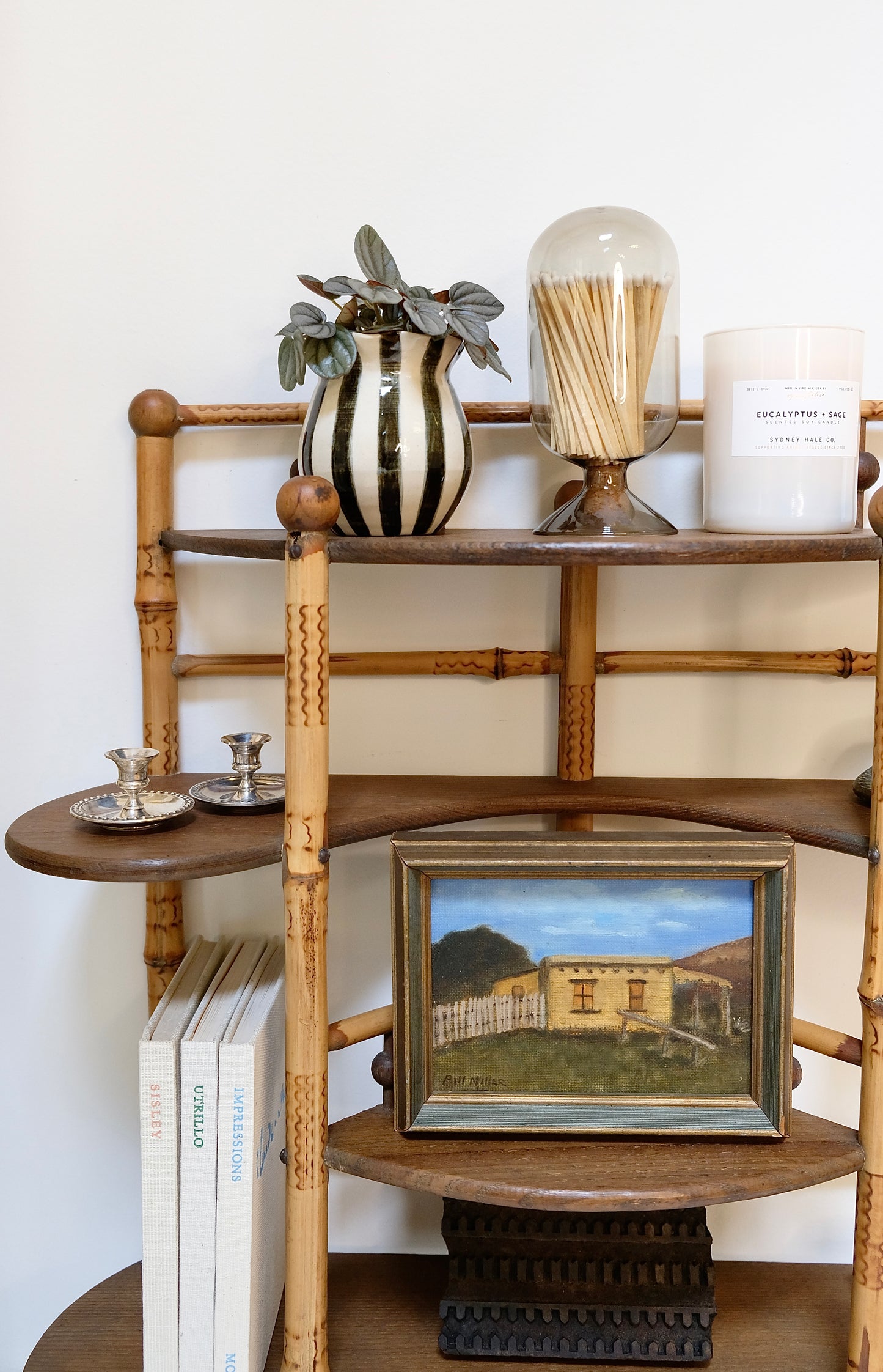 Antique Bamboo Etegare