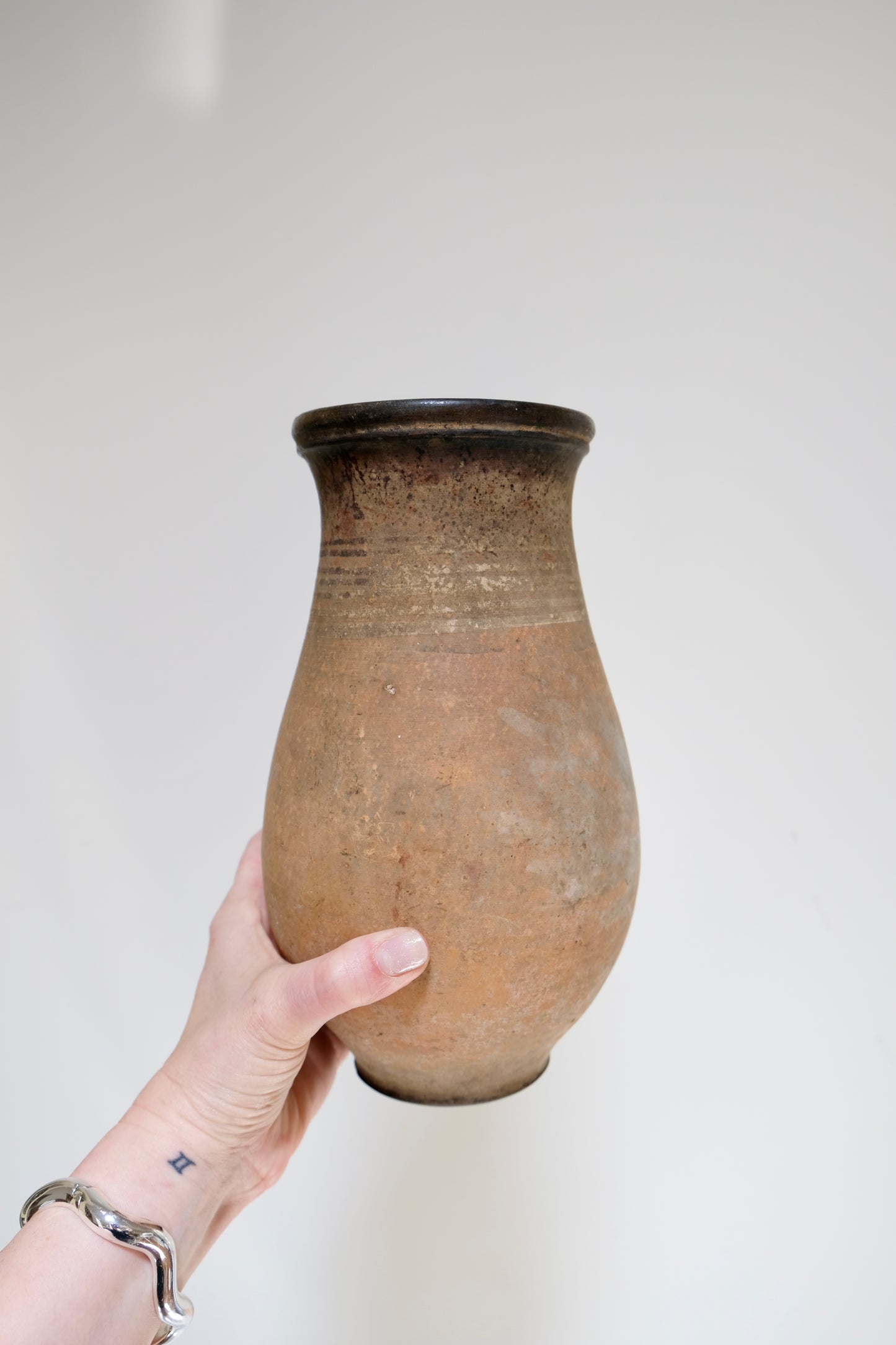 Incredible Antique French Clay Vessel