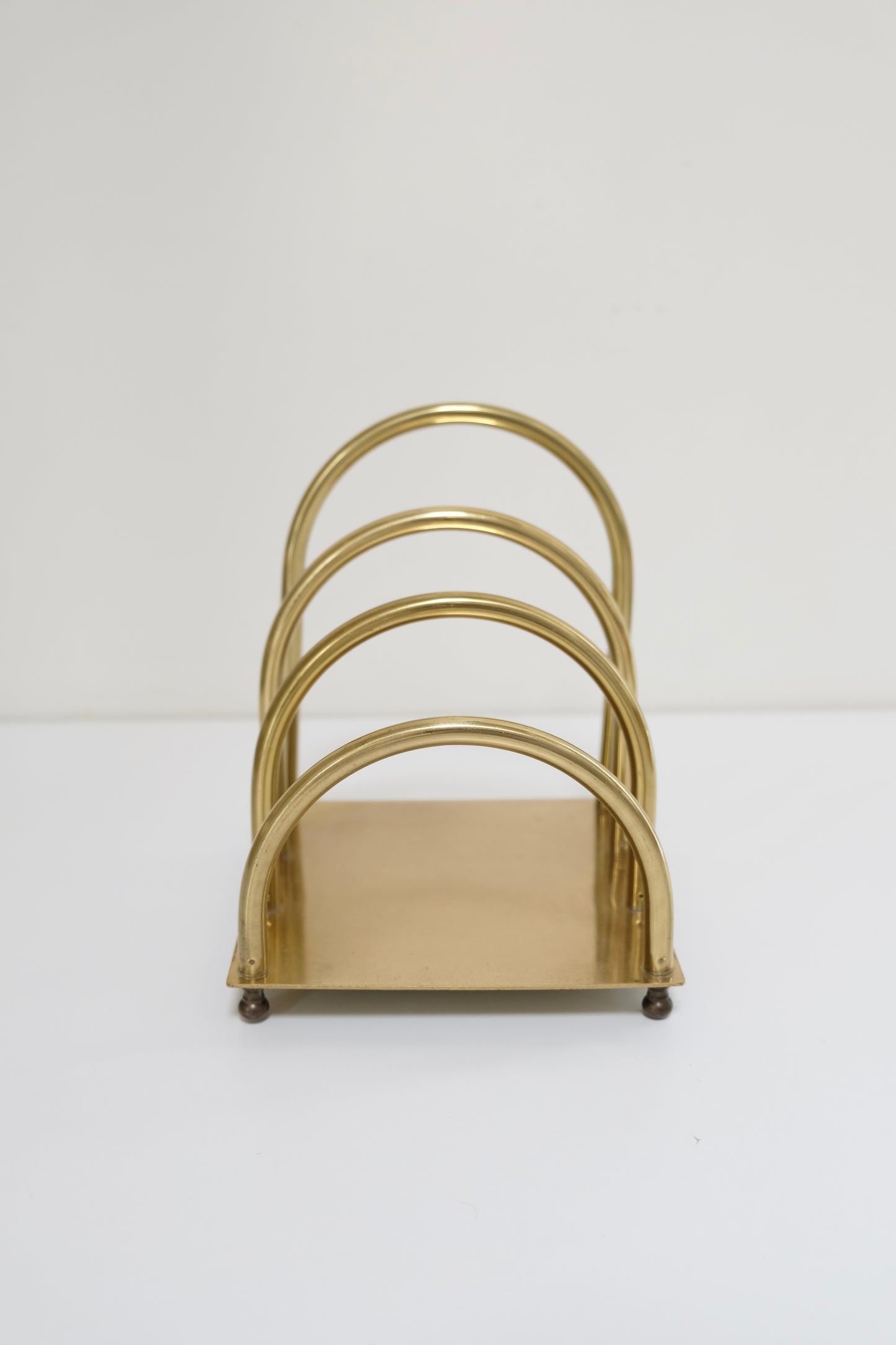 Vintage Brass Arch Letter Holder