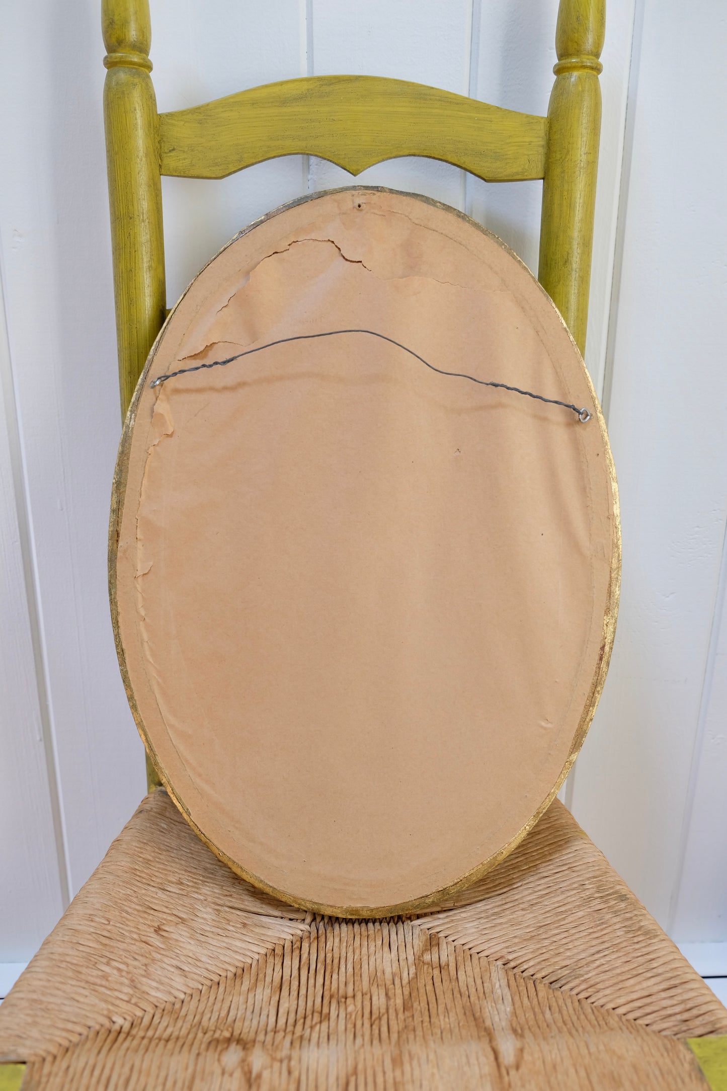 Gorgeous Oval Gilded Mirror