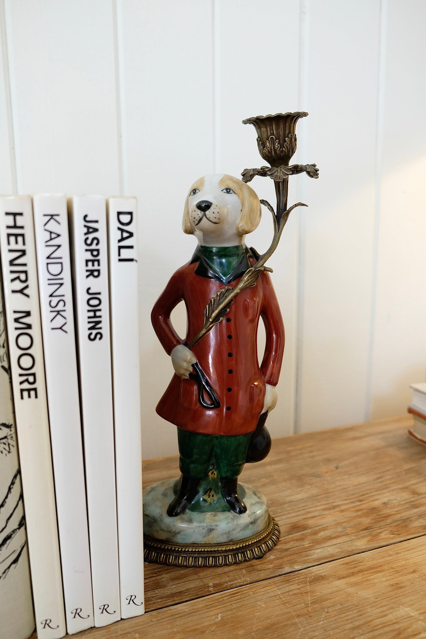Vintage Ceramic Painted English Dogs