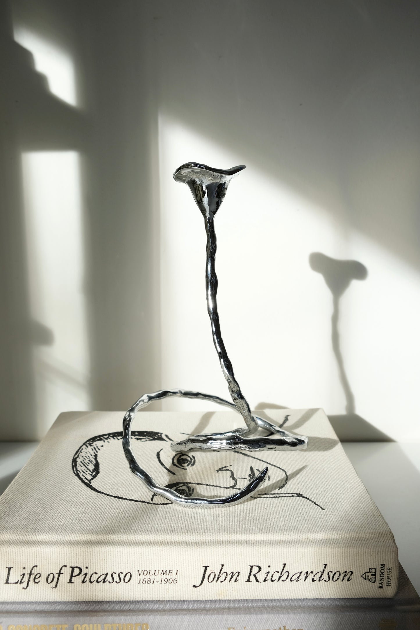 Beautiful Vintage Brutalist Mukul Goyal Candlestick