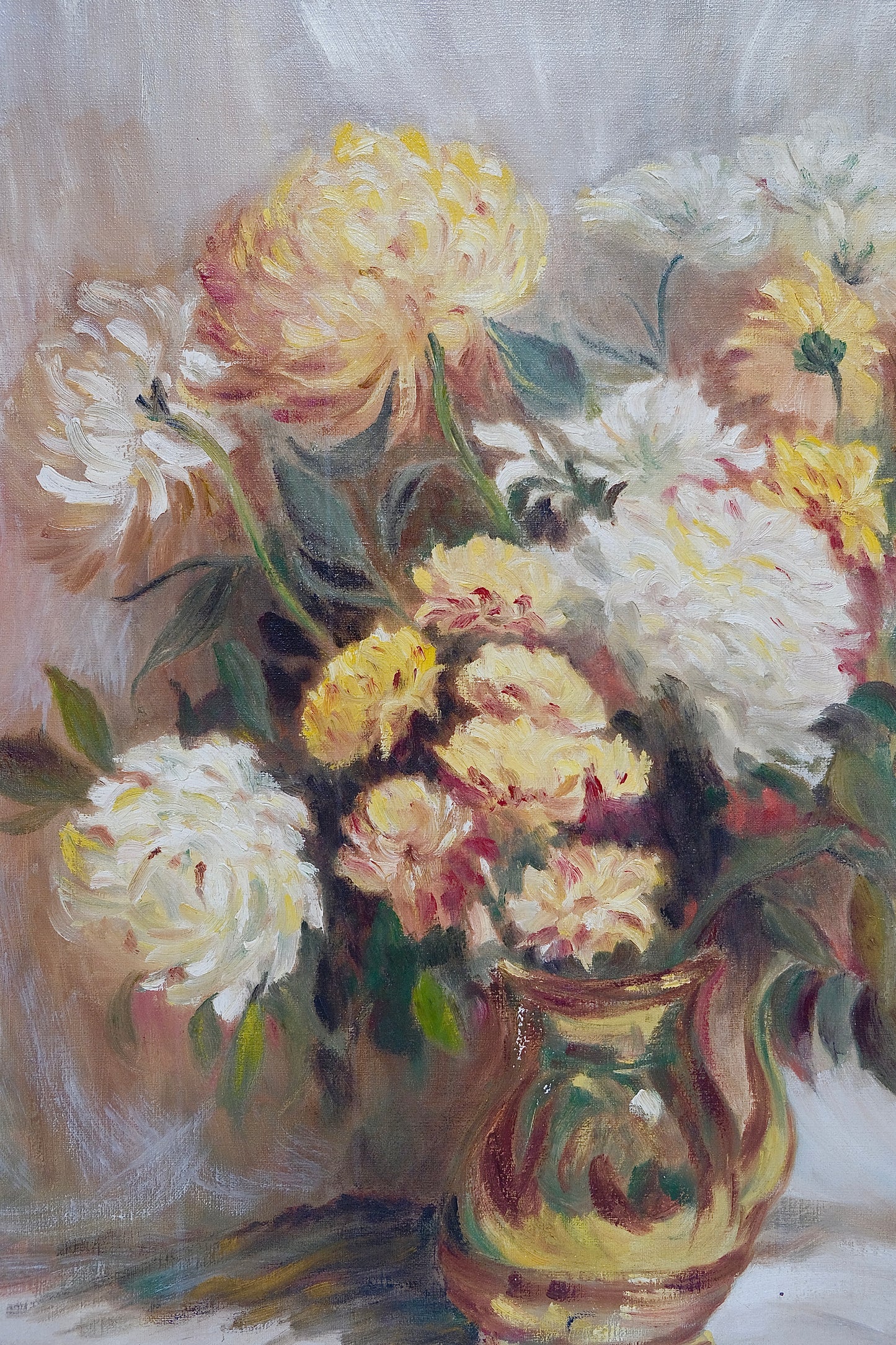 Beautiful Vintage Impressionist Still Life Painting
