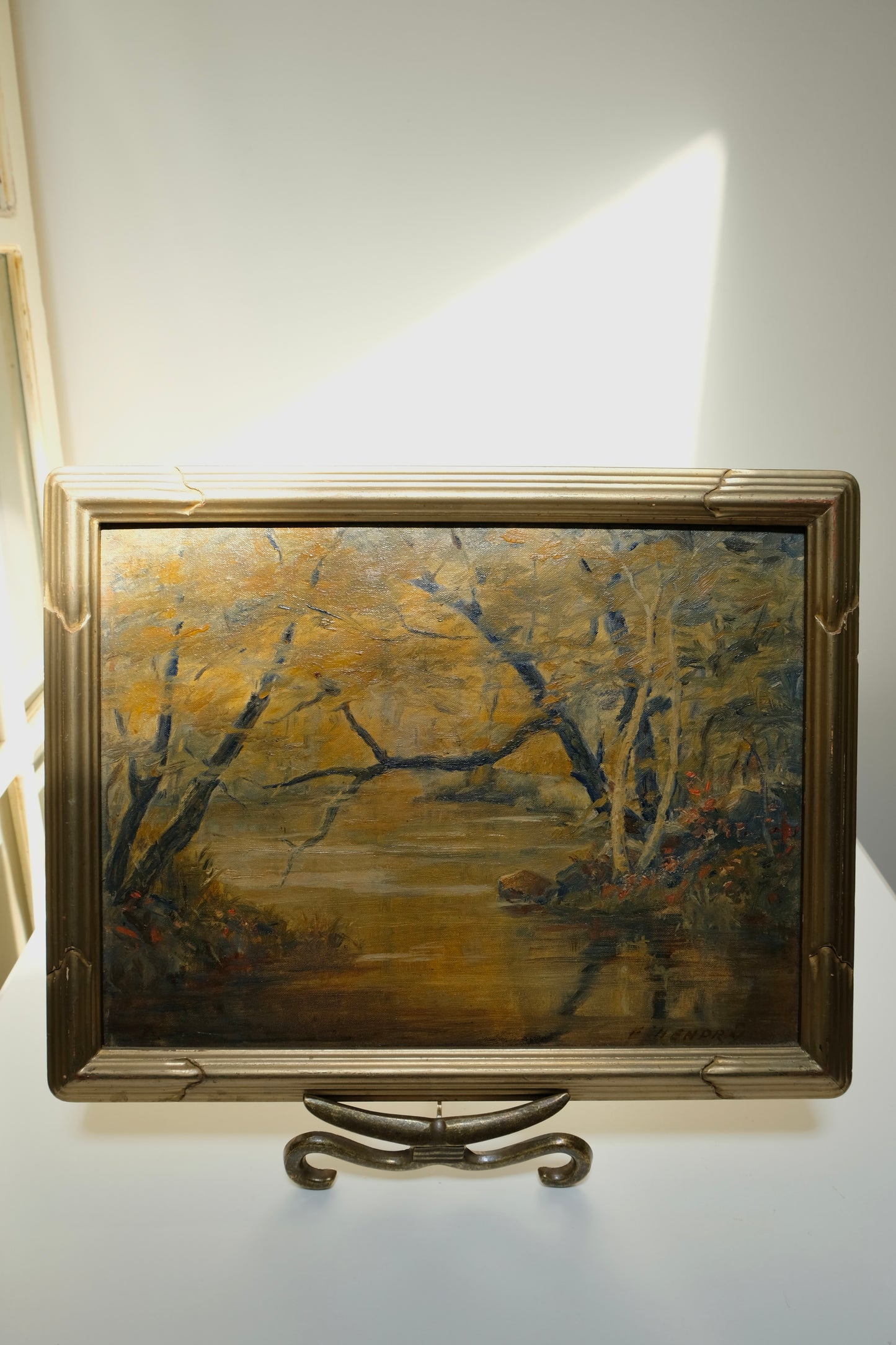 Gorgeous Vintage Fall Landscape Painting