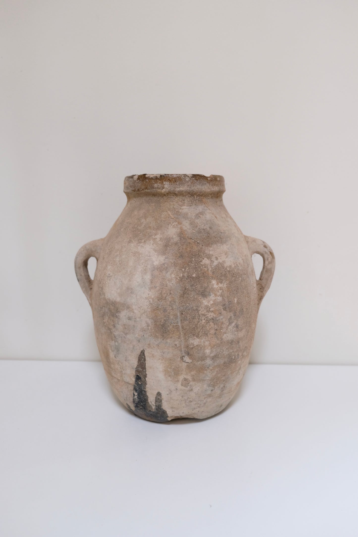 Large Antique Turkish Clay Jug