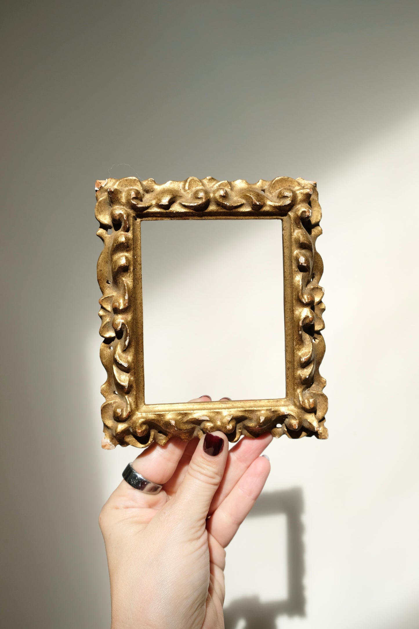 Vintage Mini Gilded Mirrors/Frames, Sold Separately