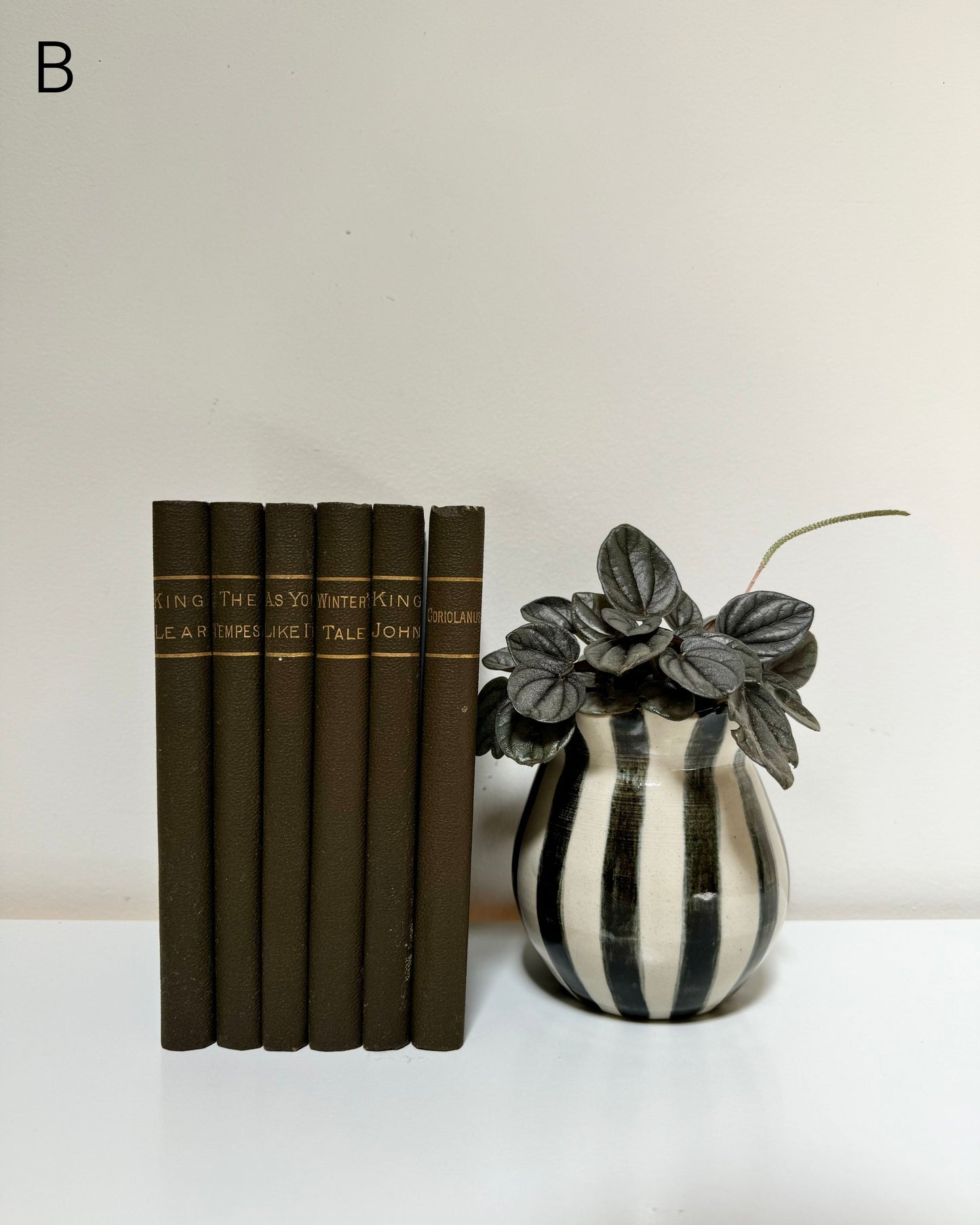 Miniature Antique Green Shakespeare Books