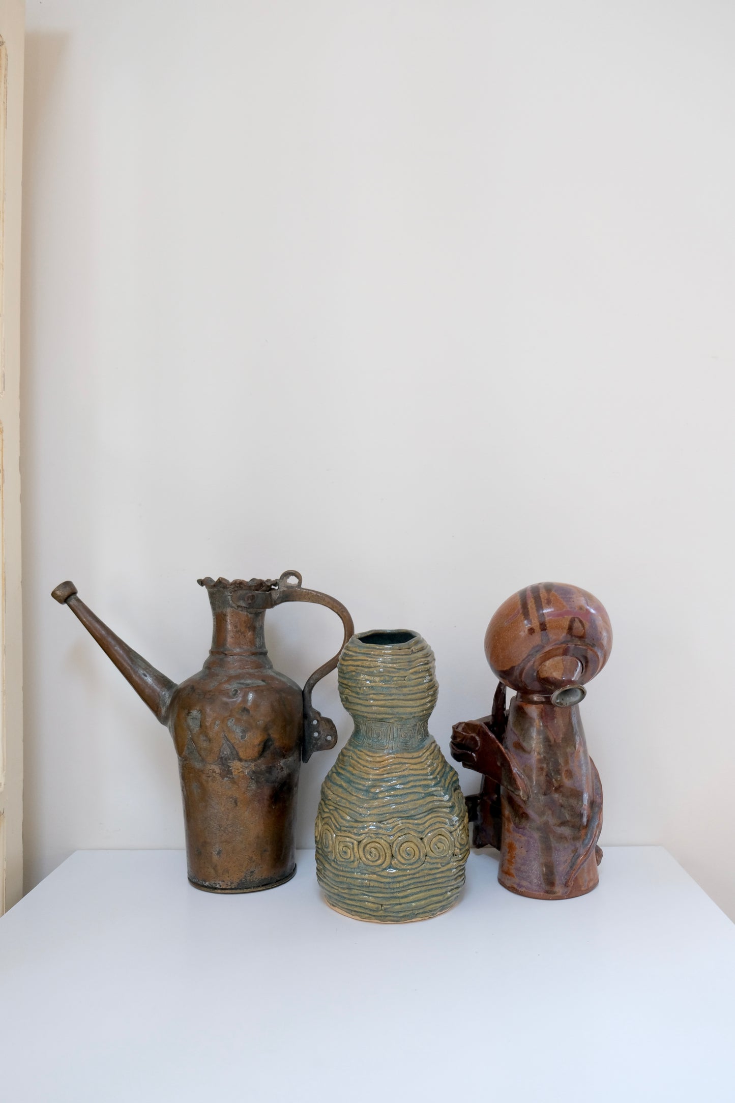 Abstract Vintage Studio Pottery Sculptural Vessel