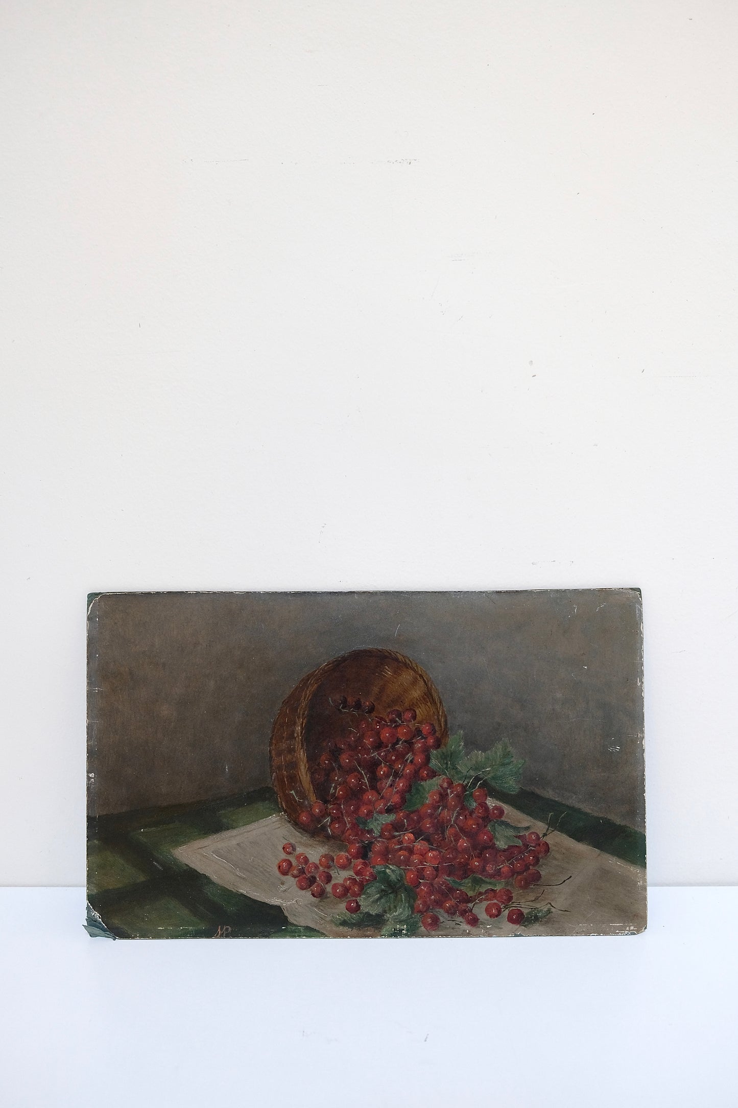 Antique Signed Oil Still Life β 12β x 7.5β