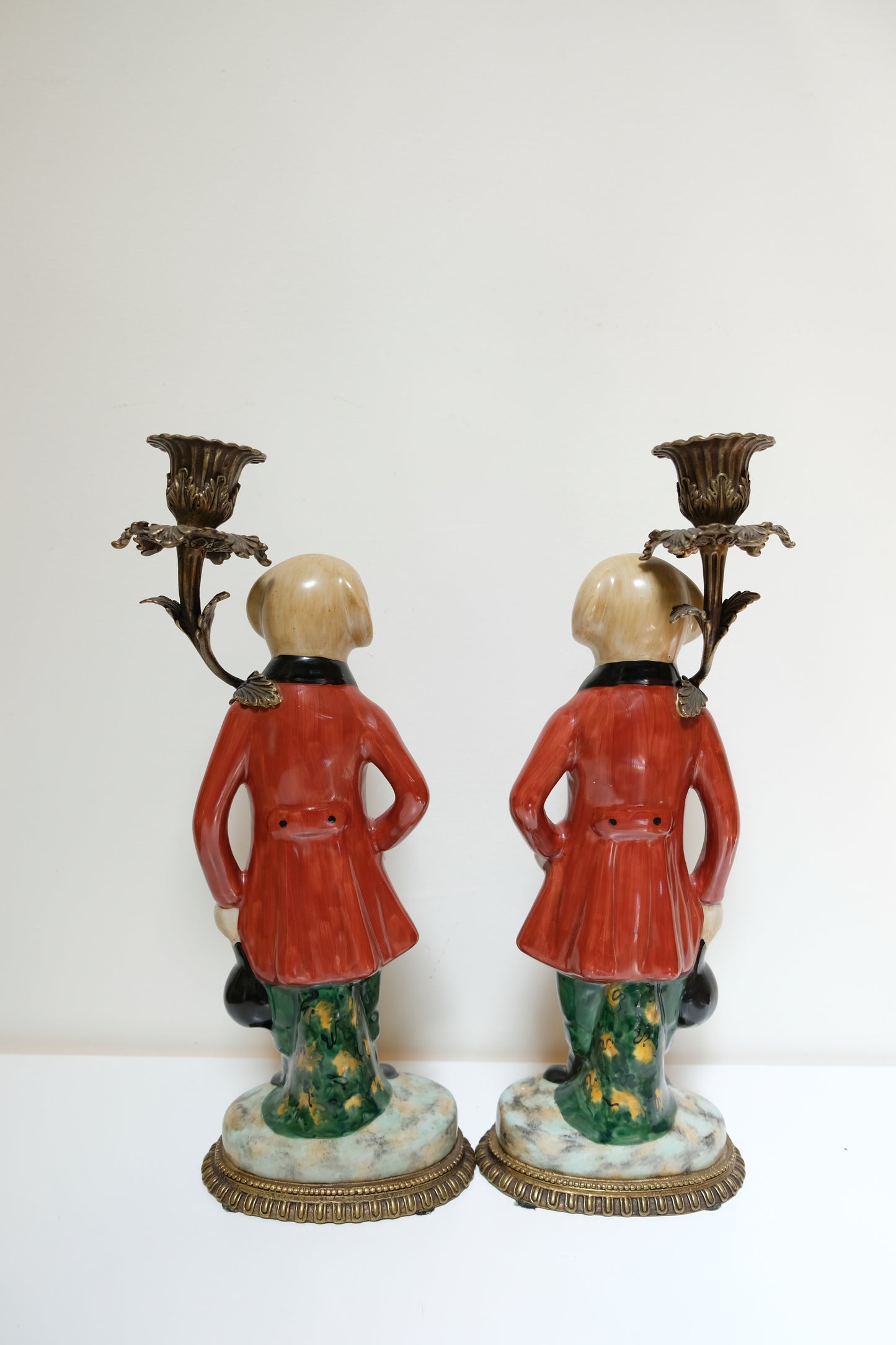 Vintage Ceramic Painted English Dogs
