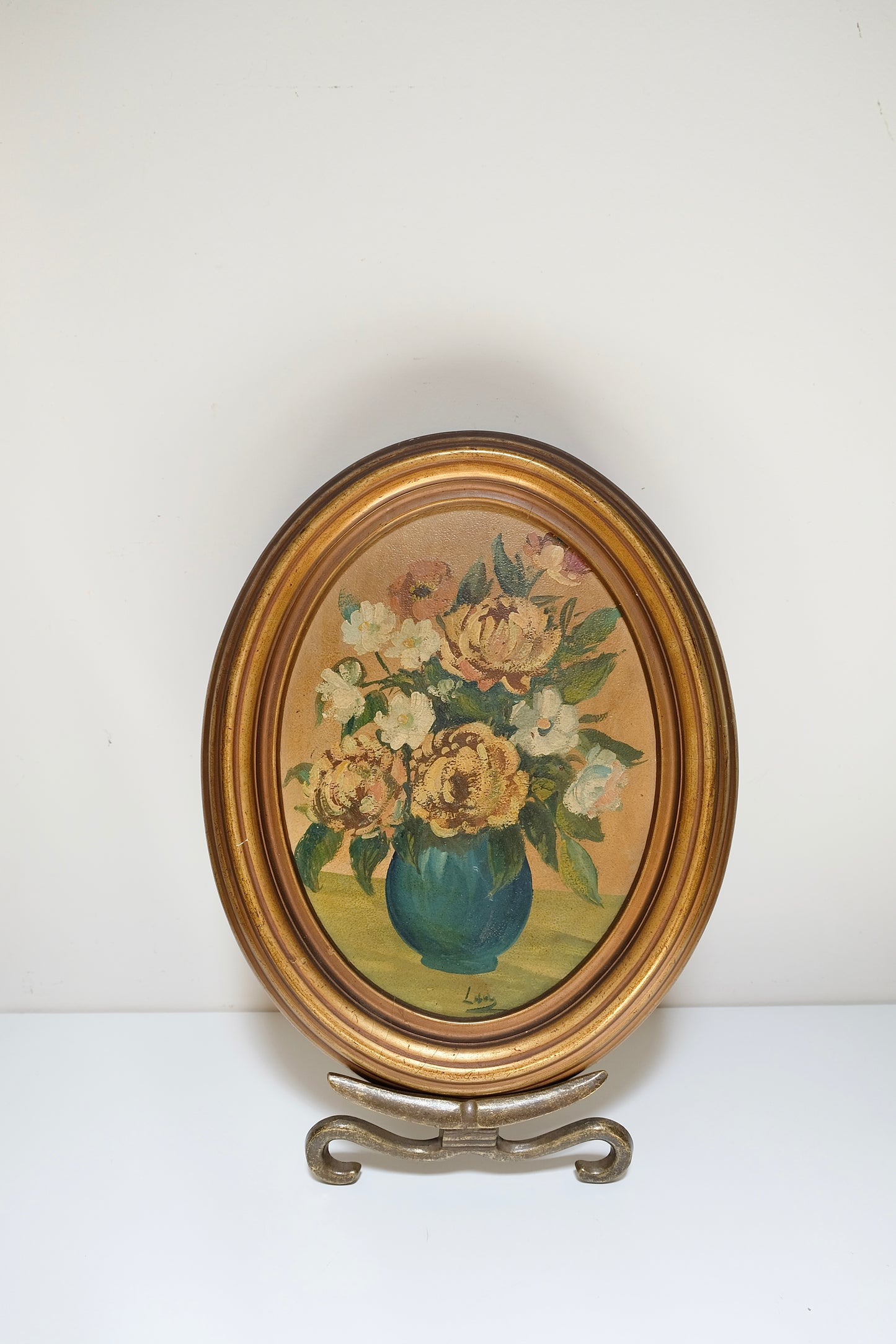 Sweet Vintage Floral Painting