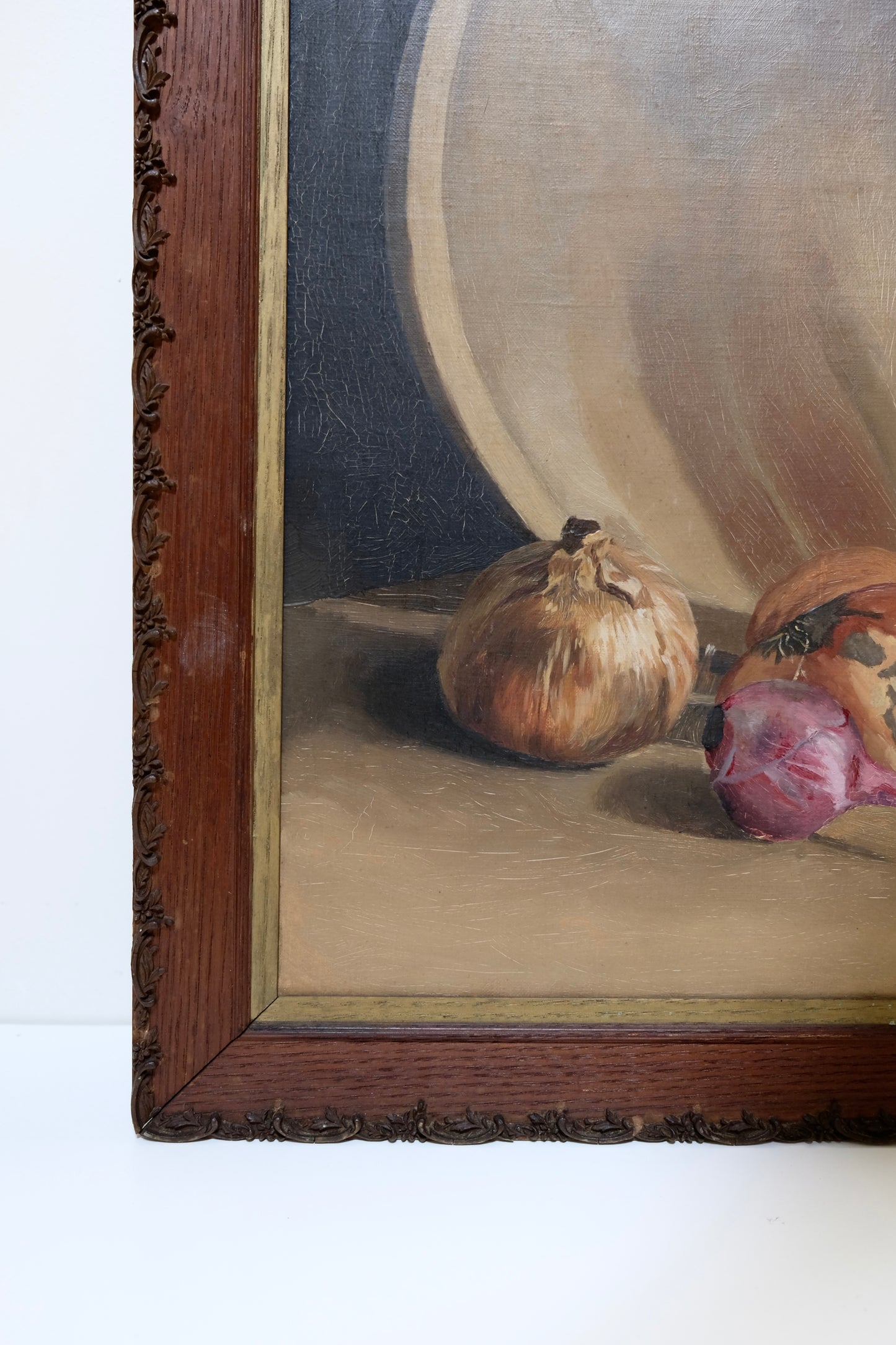 Moody Antique Still Life, Alliums