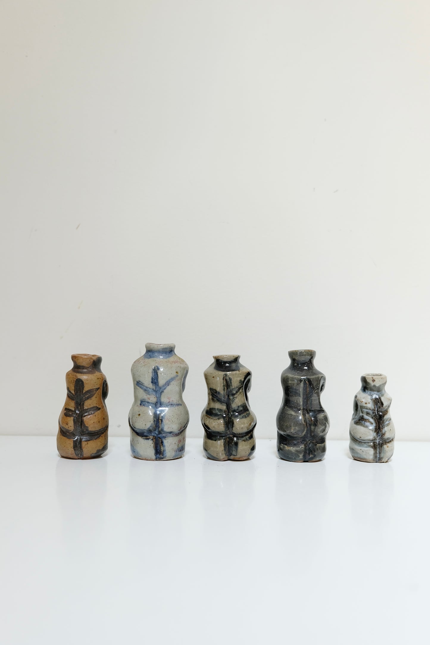 Handmade Vintage Nude Bud Vases (Sold Separately)