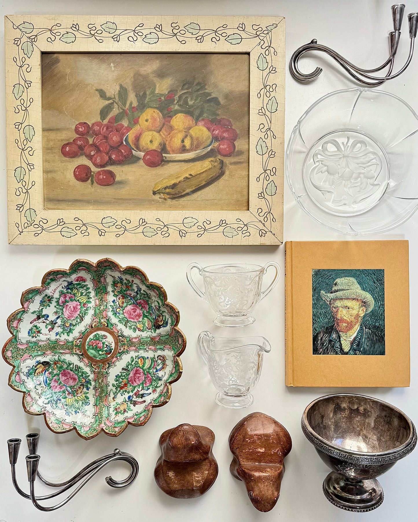 Antique Still Life Oil Painting