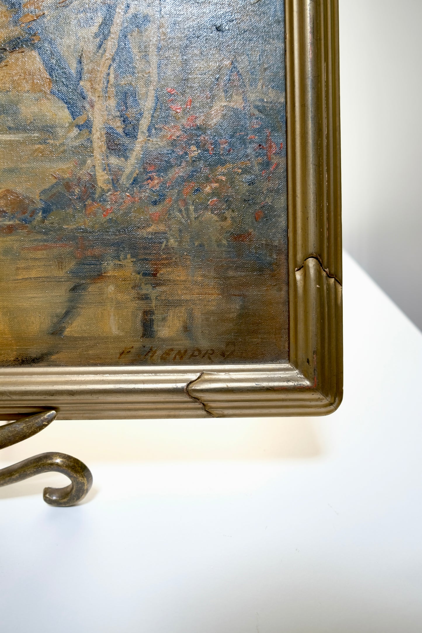 Gorgeous Vintage Fall Landscape Painting