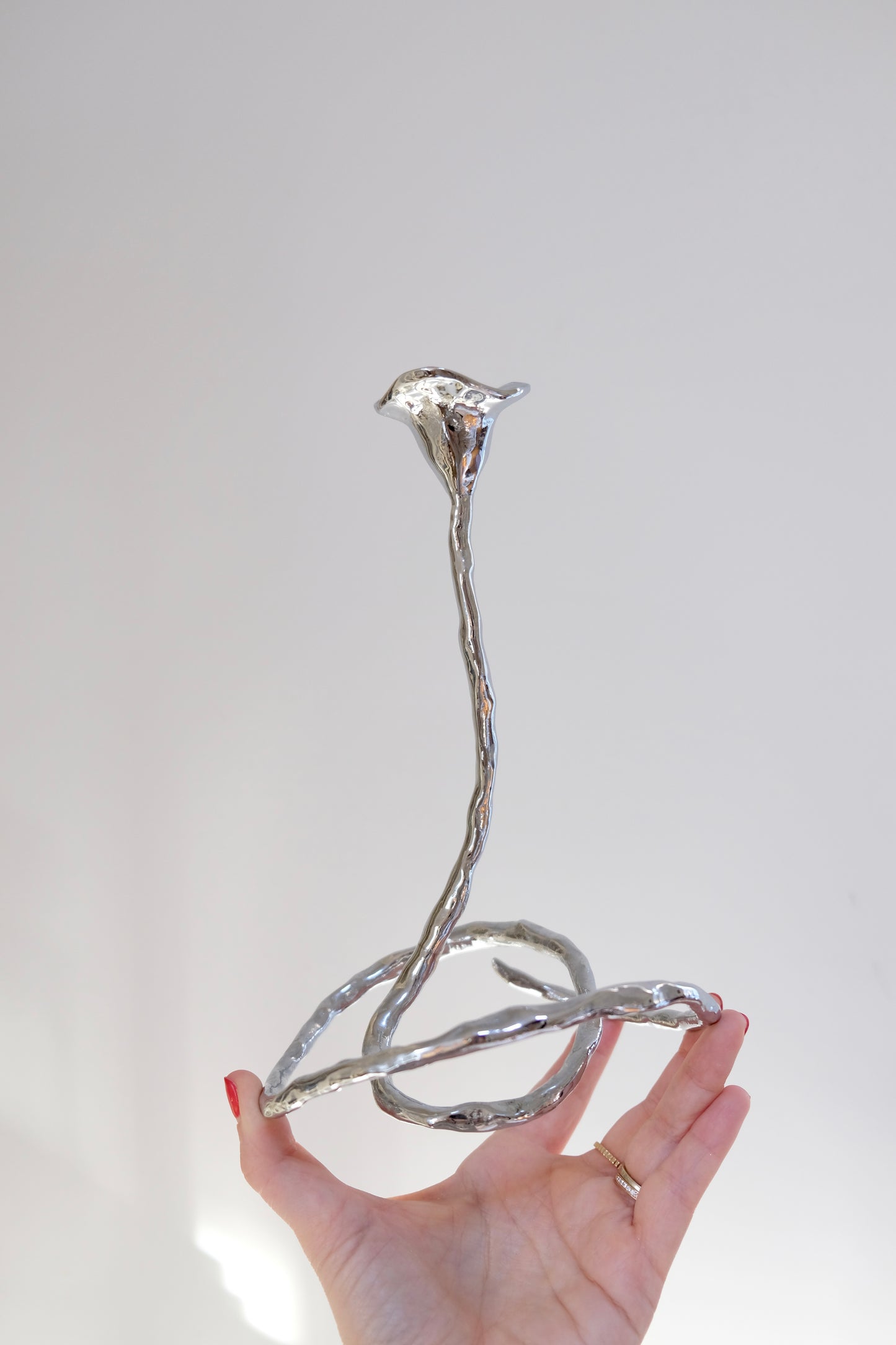 Beautiful Vintage Brutalist Mukul Goyal Candlestick