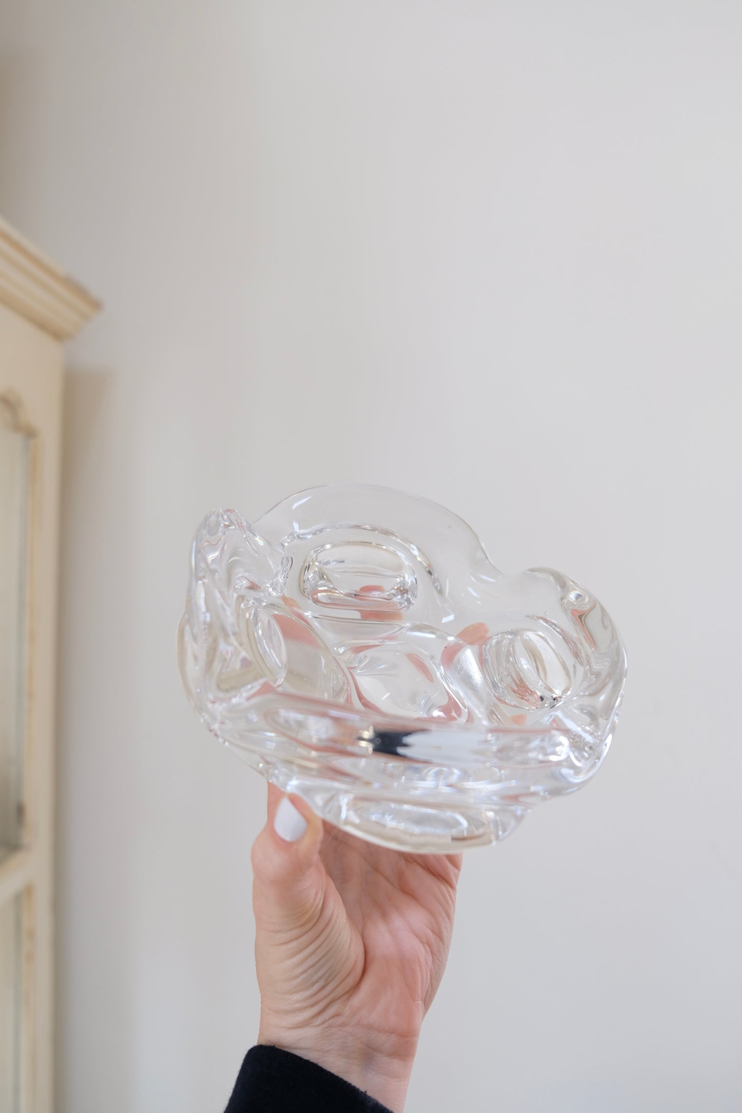 Wavy Spode Glass Ashtray