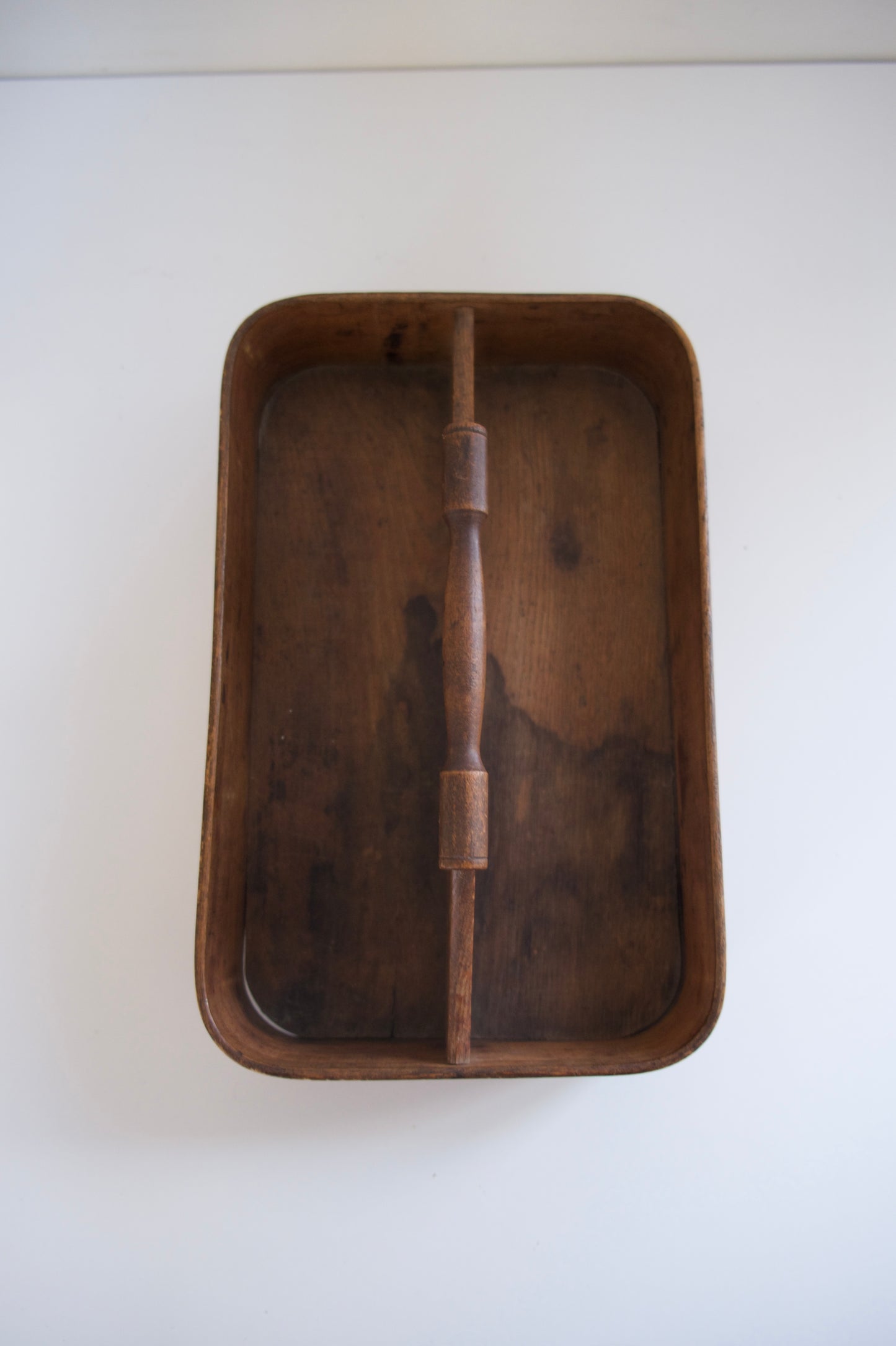 Antique Primitive Cutlery Box Tray Caddy