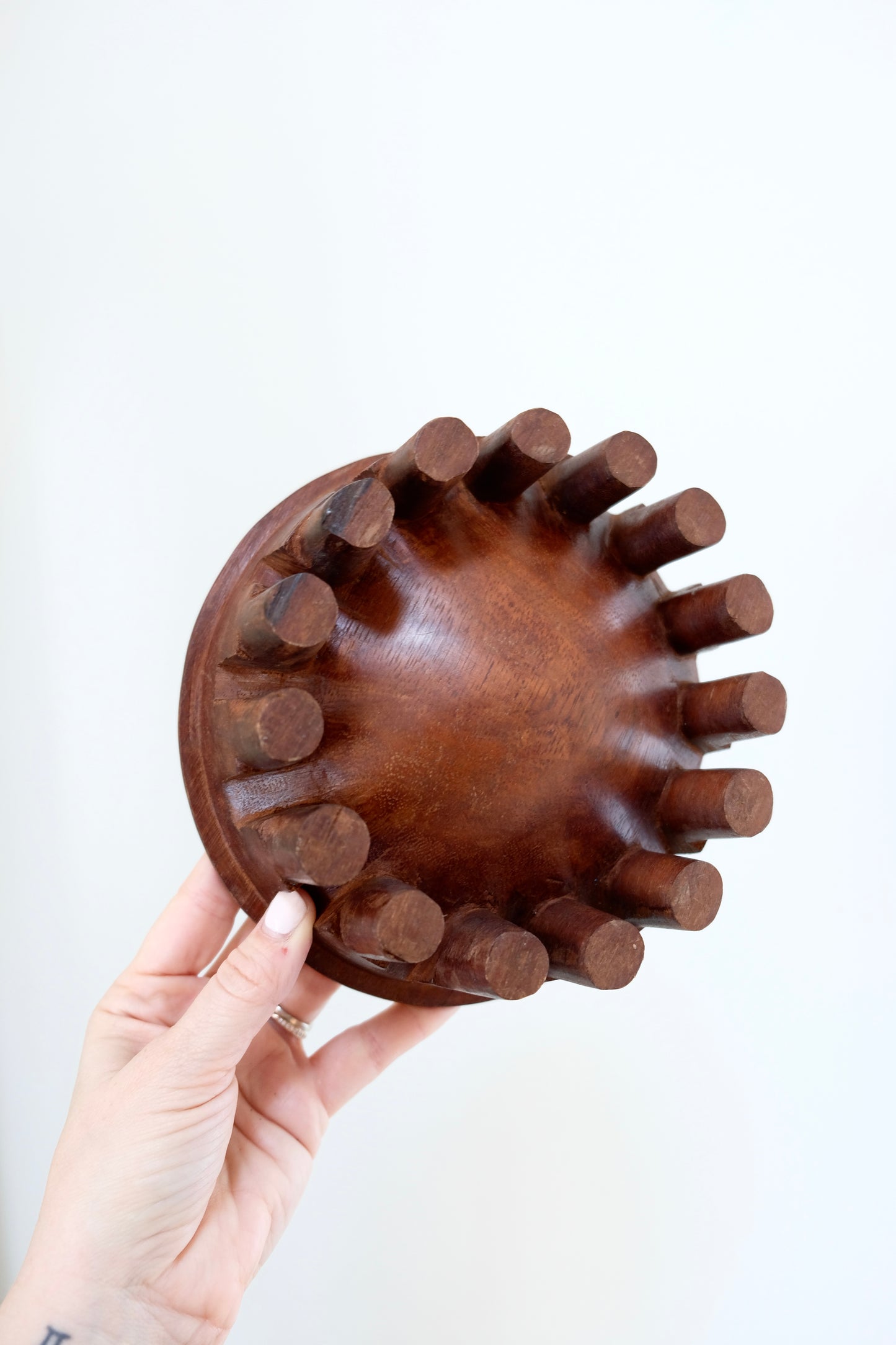 Vintage Hand Carved Samoan Kava Bowl