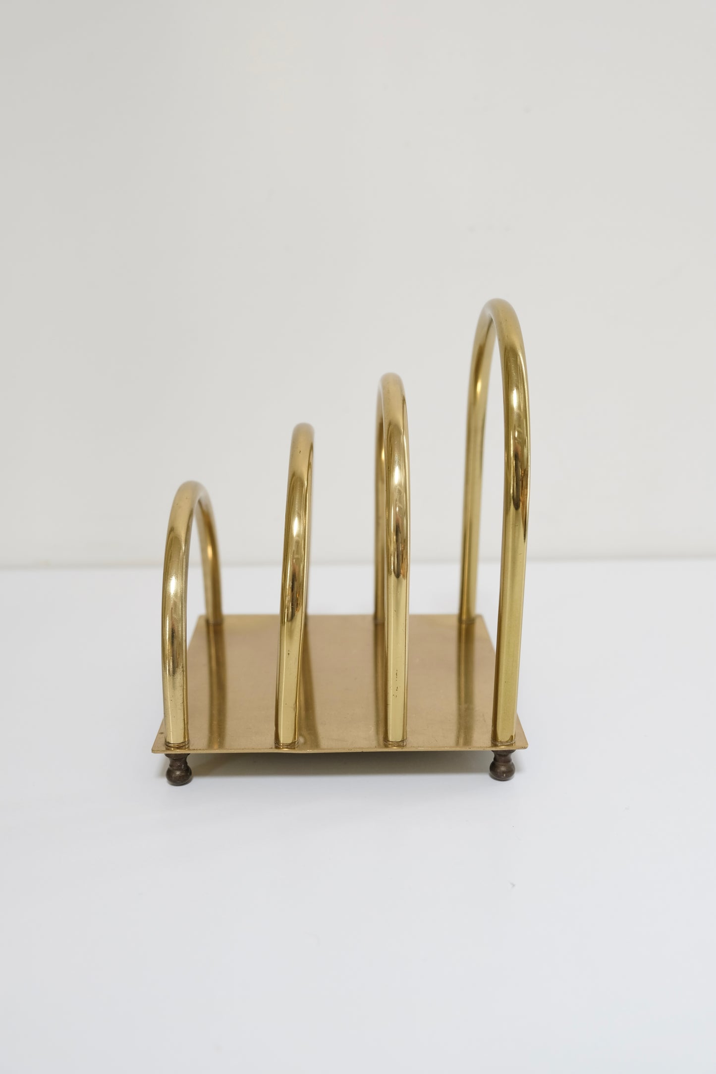 Vintage Brass Arch Letter Holder