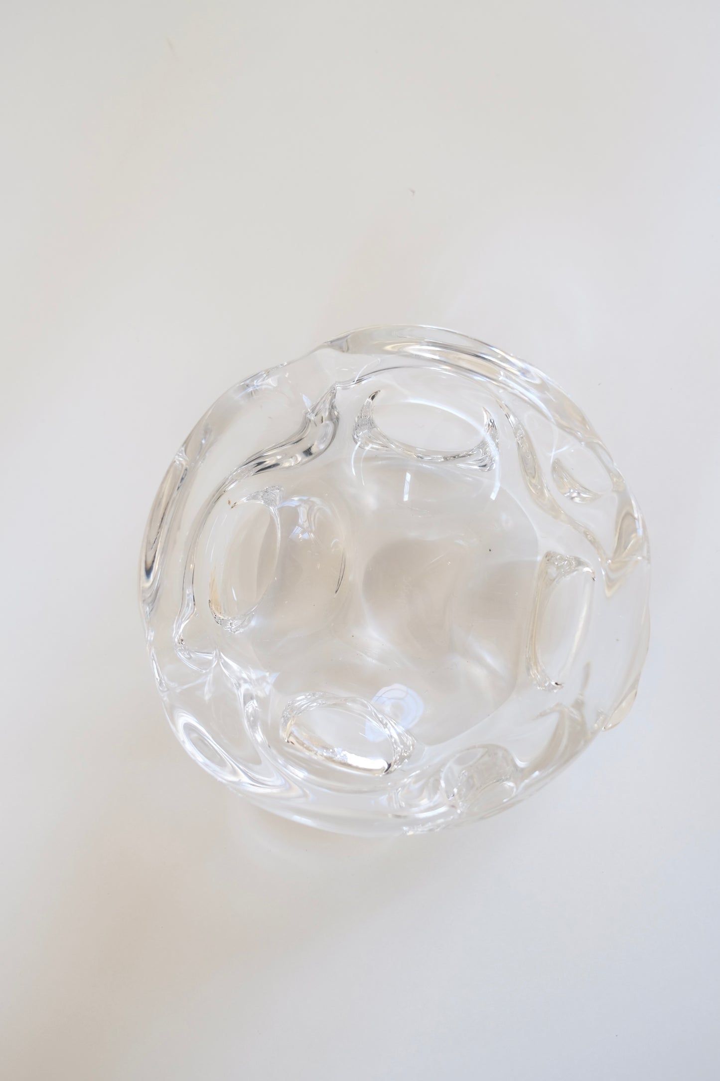 Wavy Spode Glass Ashtray