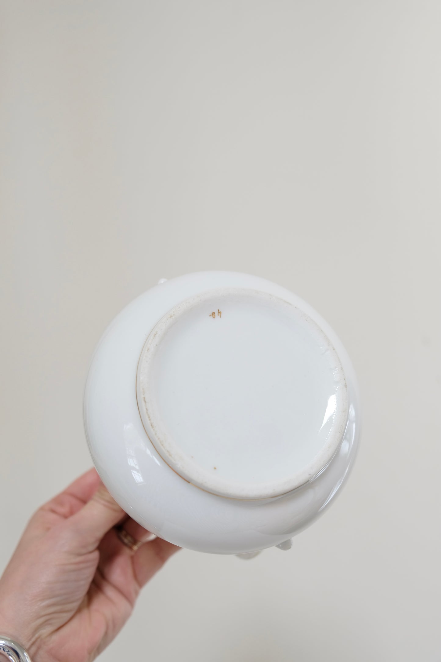 Vintage Haviland Limoges Cible Sugar Bowl with Lid