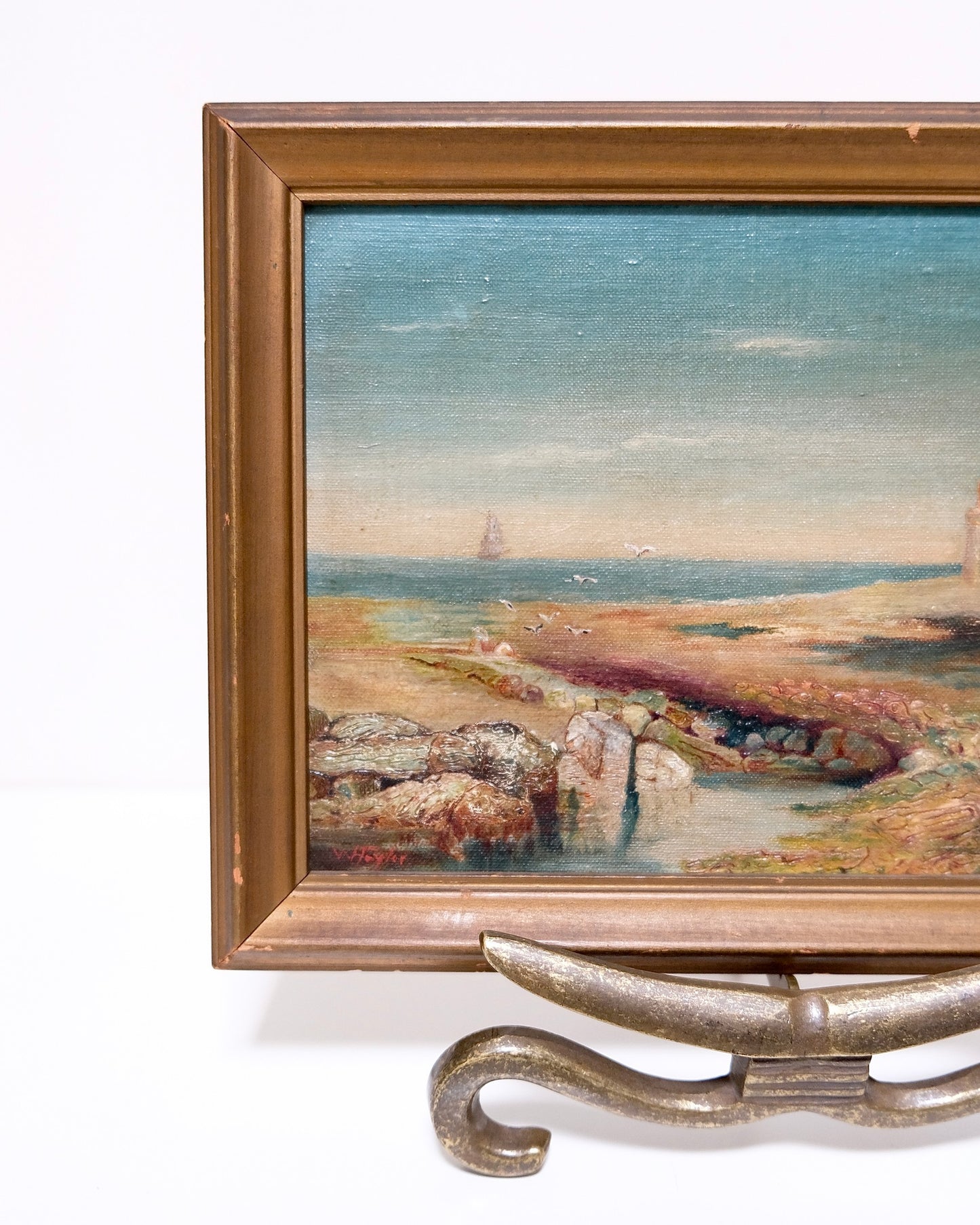 Nautical Oil Painting titled “Tide Water”