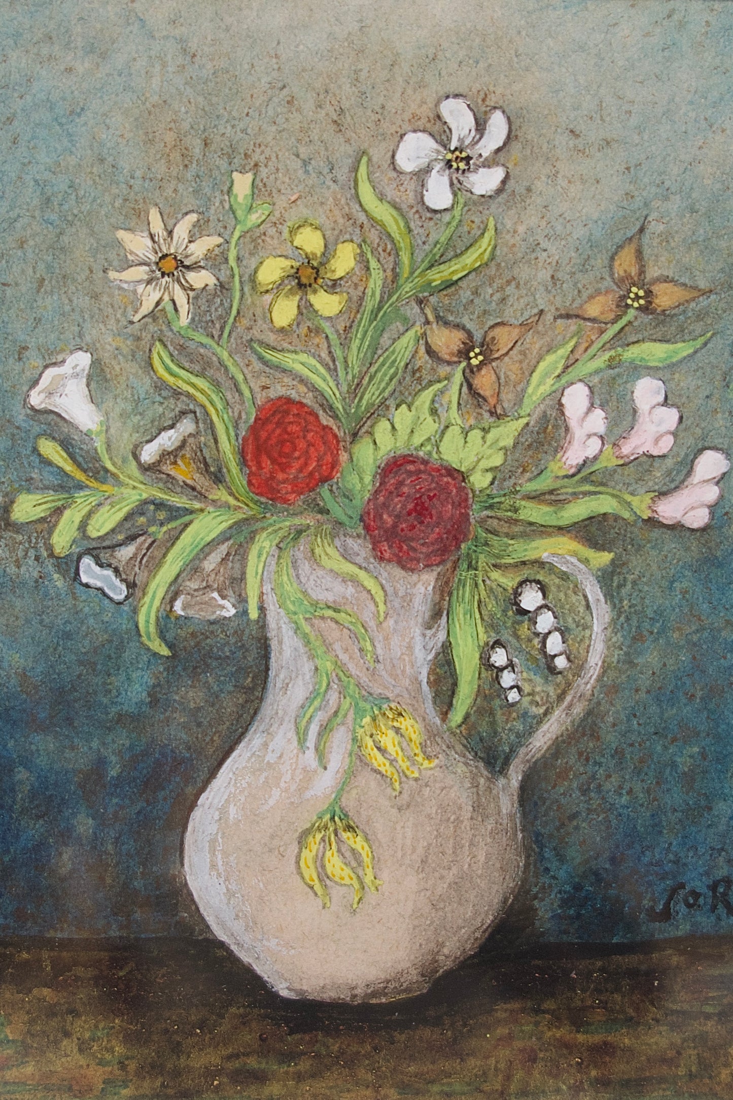 1930s French Watercolor
