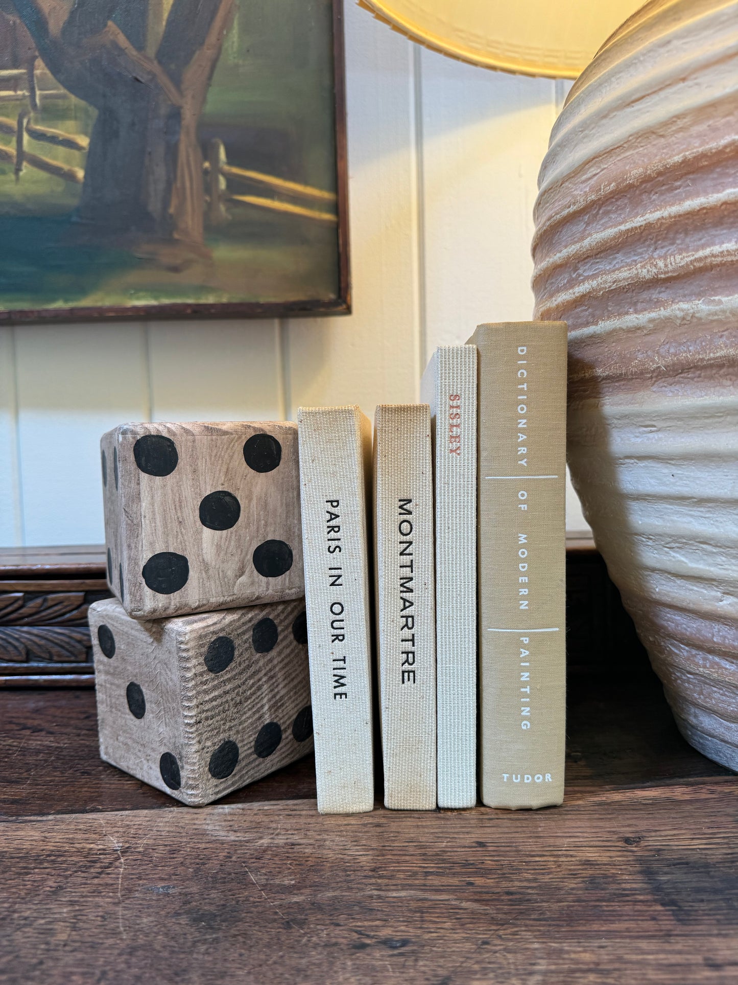 Hand-Made Vintage Wooden Dice