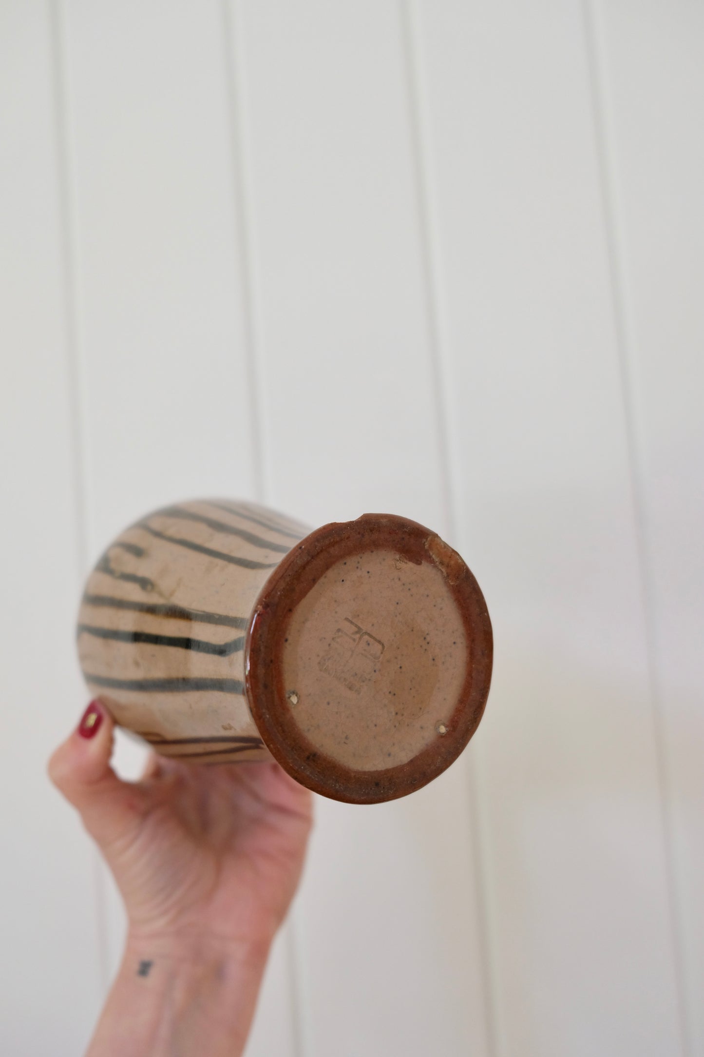 Vintage Medium Zane Ware Drip Glaze Vase