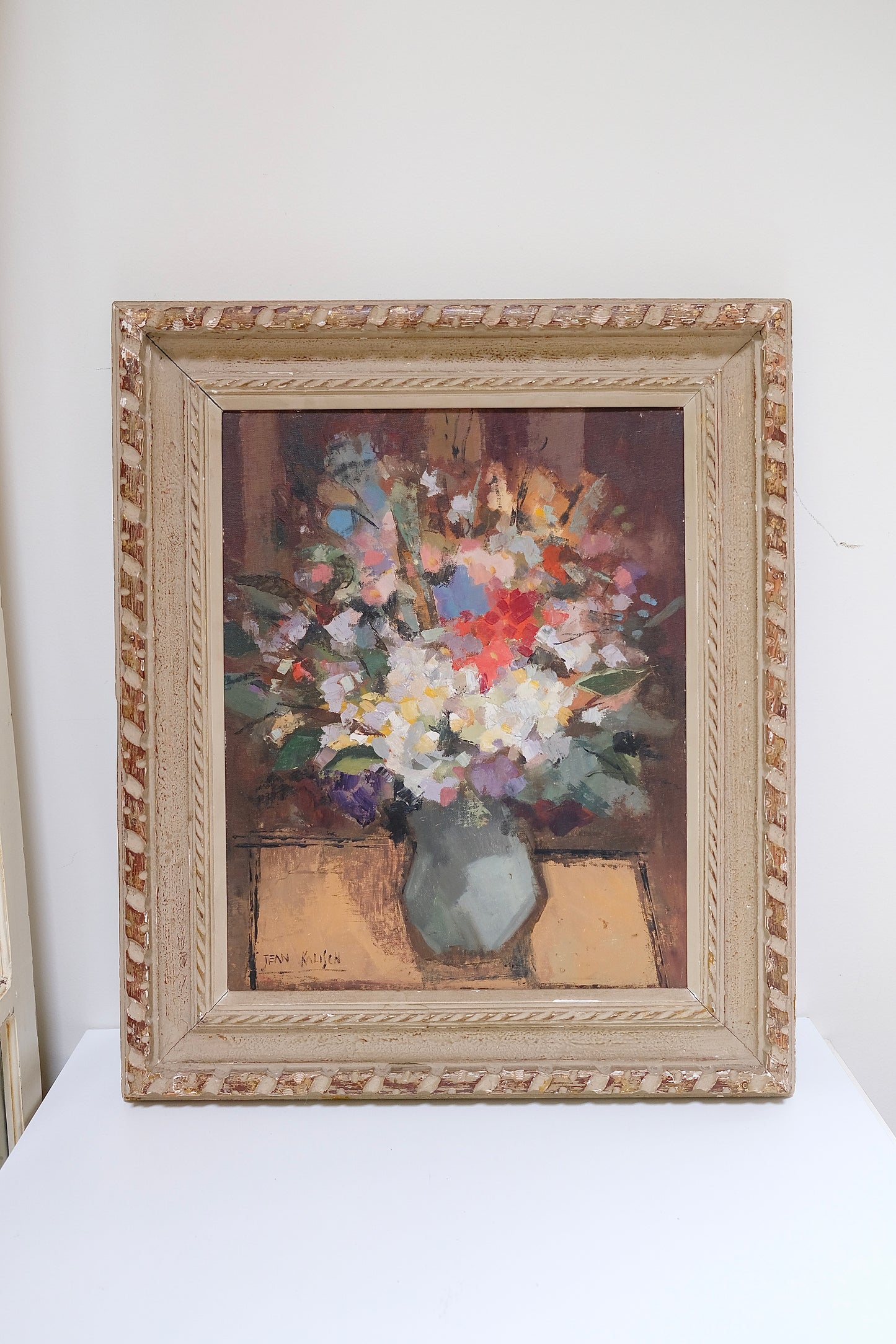 Beautifully framed, signed oil painting by Jean Kalisch (American, 1912–1955)