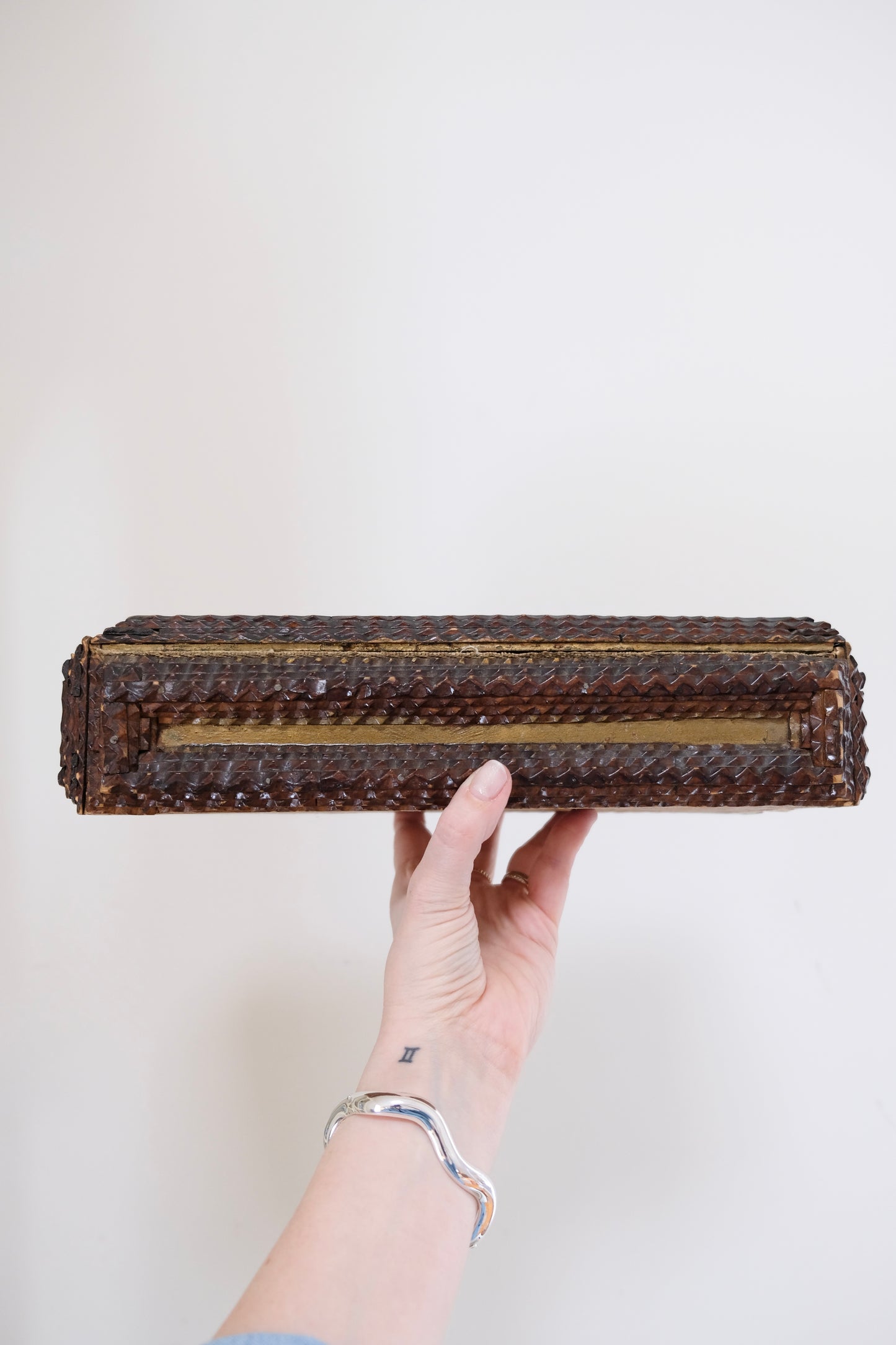 Large Lidded Tramp Art Box