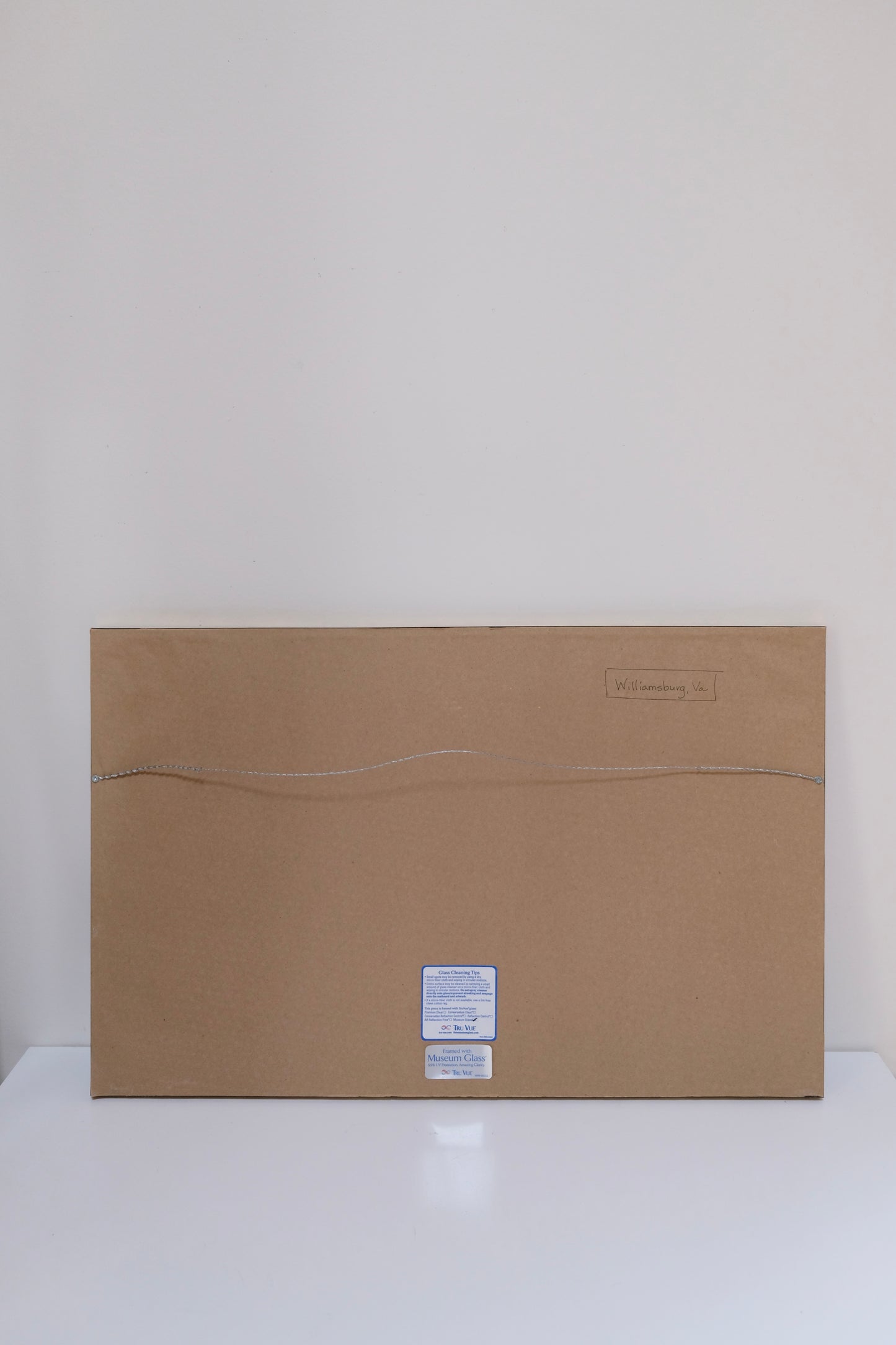 Signed Framed Williamsburg Photograph in Gold Wood Frame