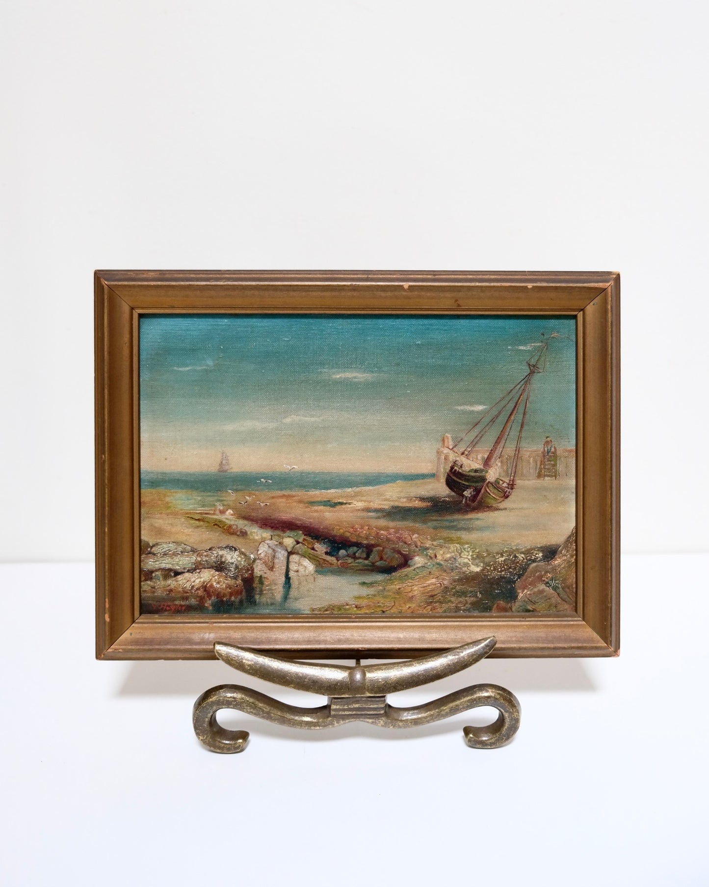 Nautical Oil Painting titled “Tide Water”