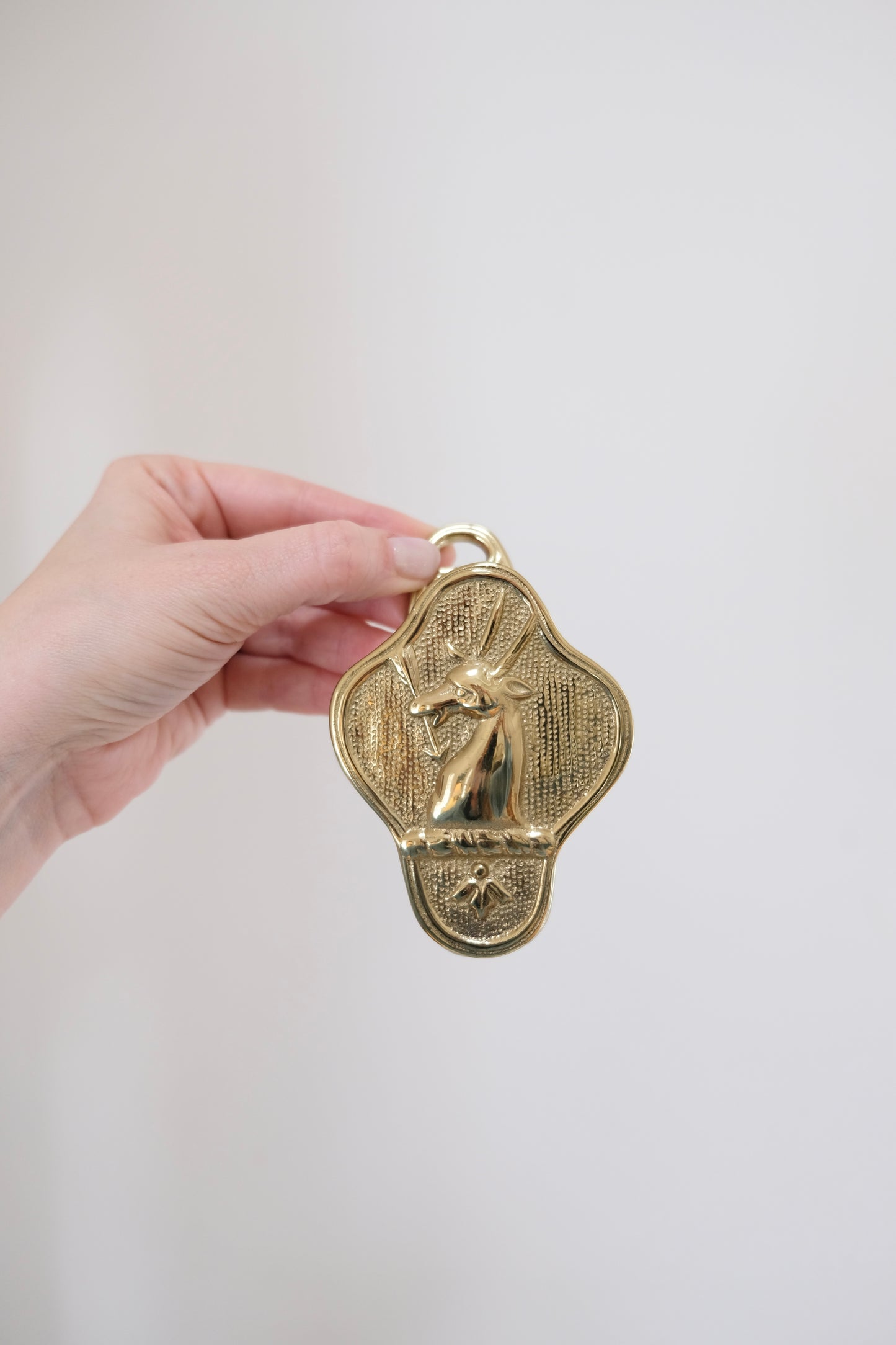Vintage Randolph Brass Antelope Clip