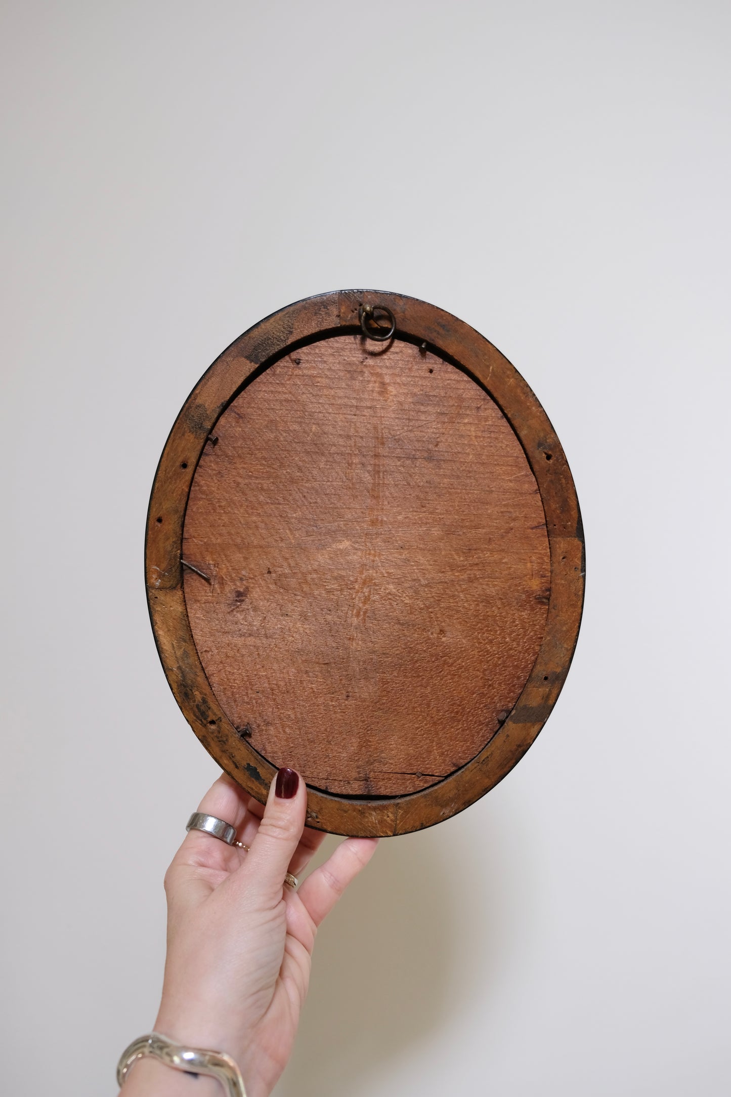 19th-Century Framed Crewel Embroidery