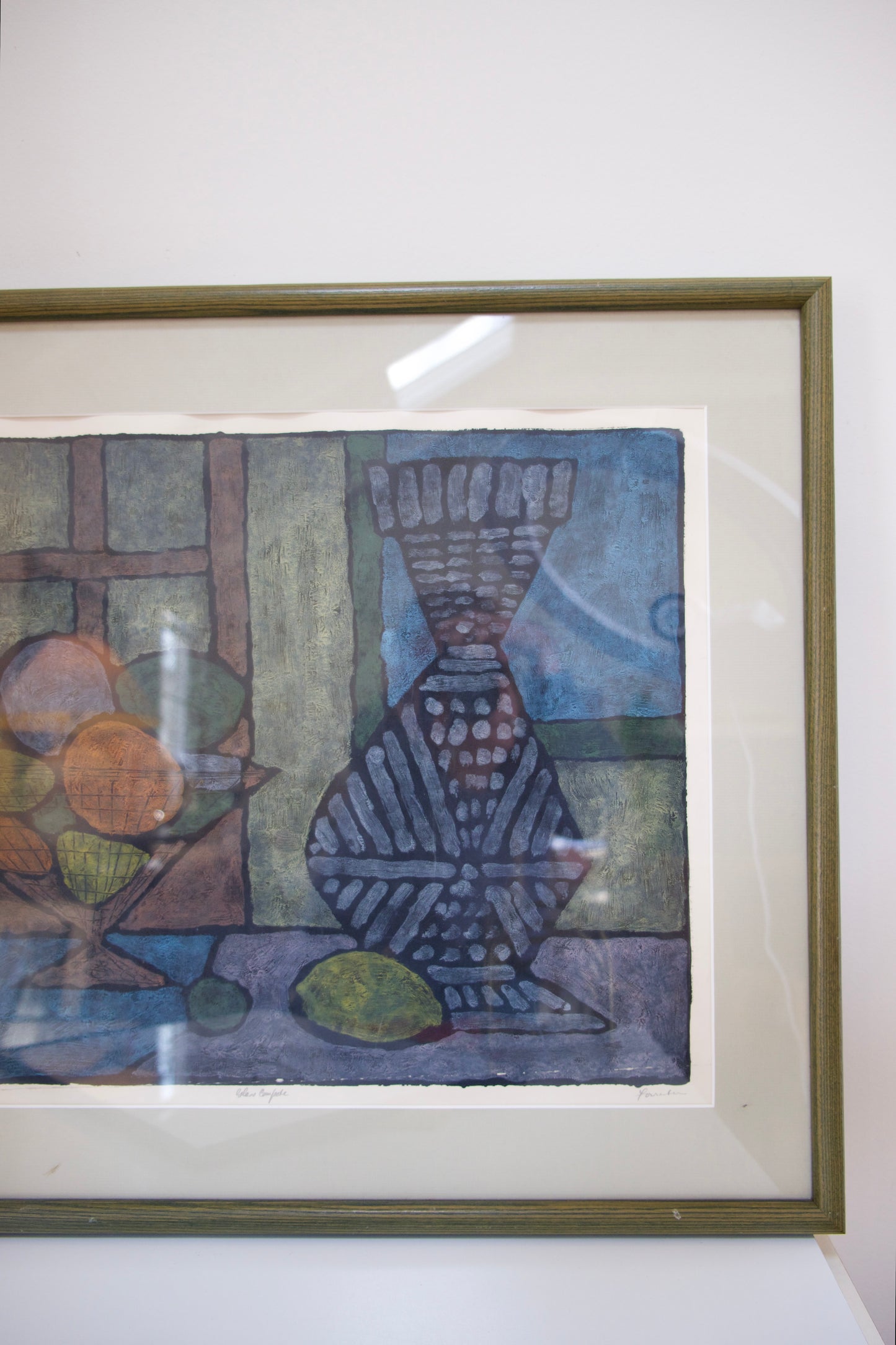 Large MCM Signed and Numbered Still Life Lithograph