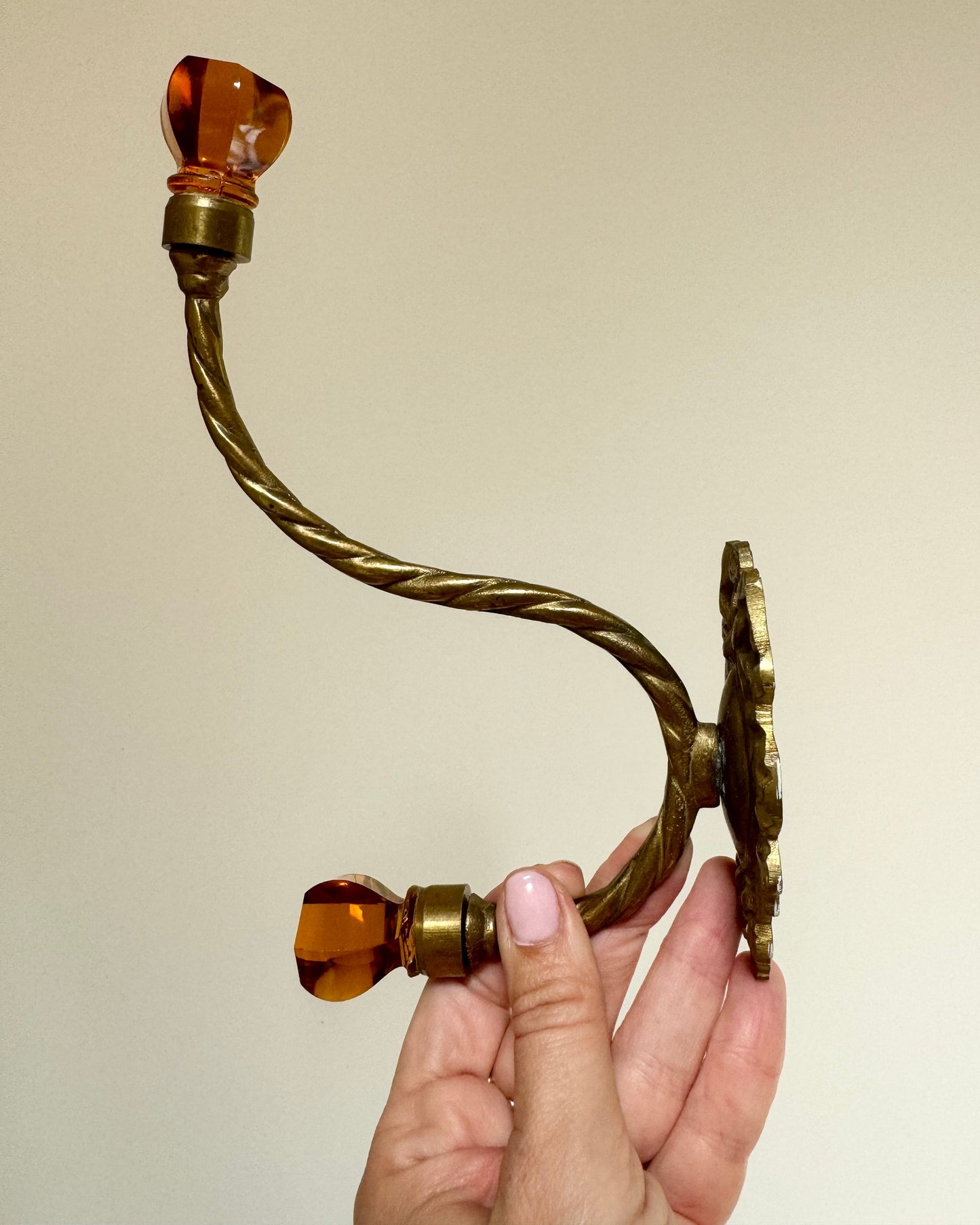 Brass Hat and Coat Hooks (2)