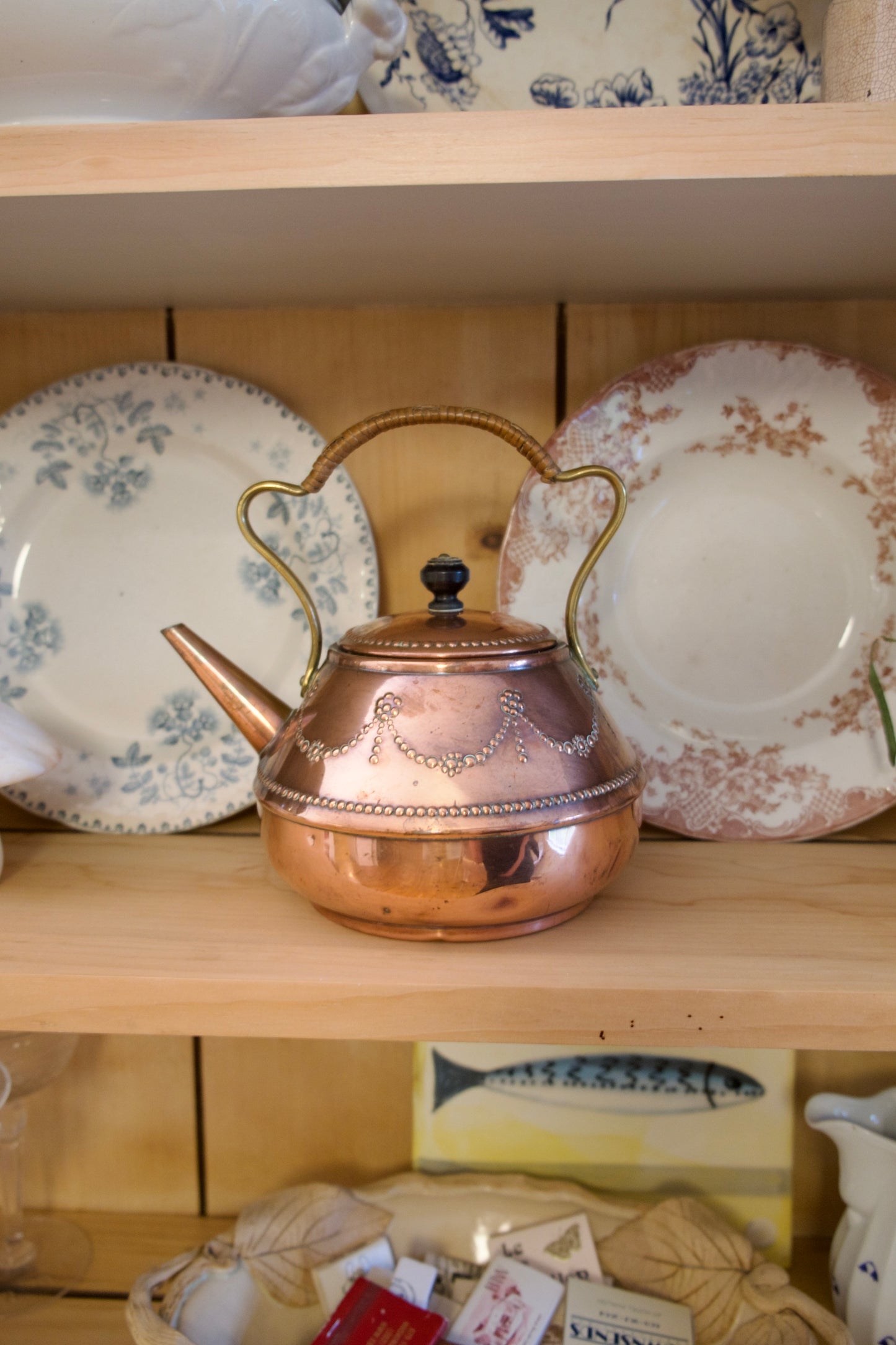 Gorgeous Vintage English Copper Tea Pot