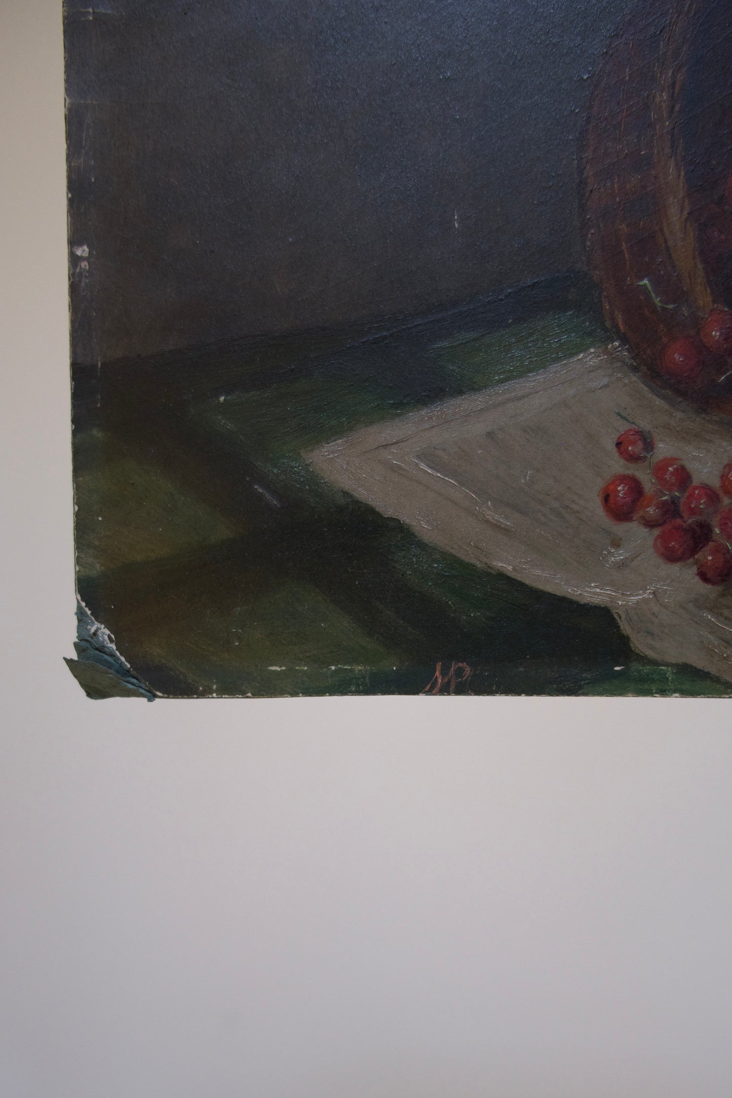 Antique Signed Oil Still Life β 12β x 7.5β