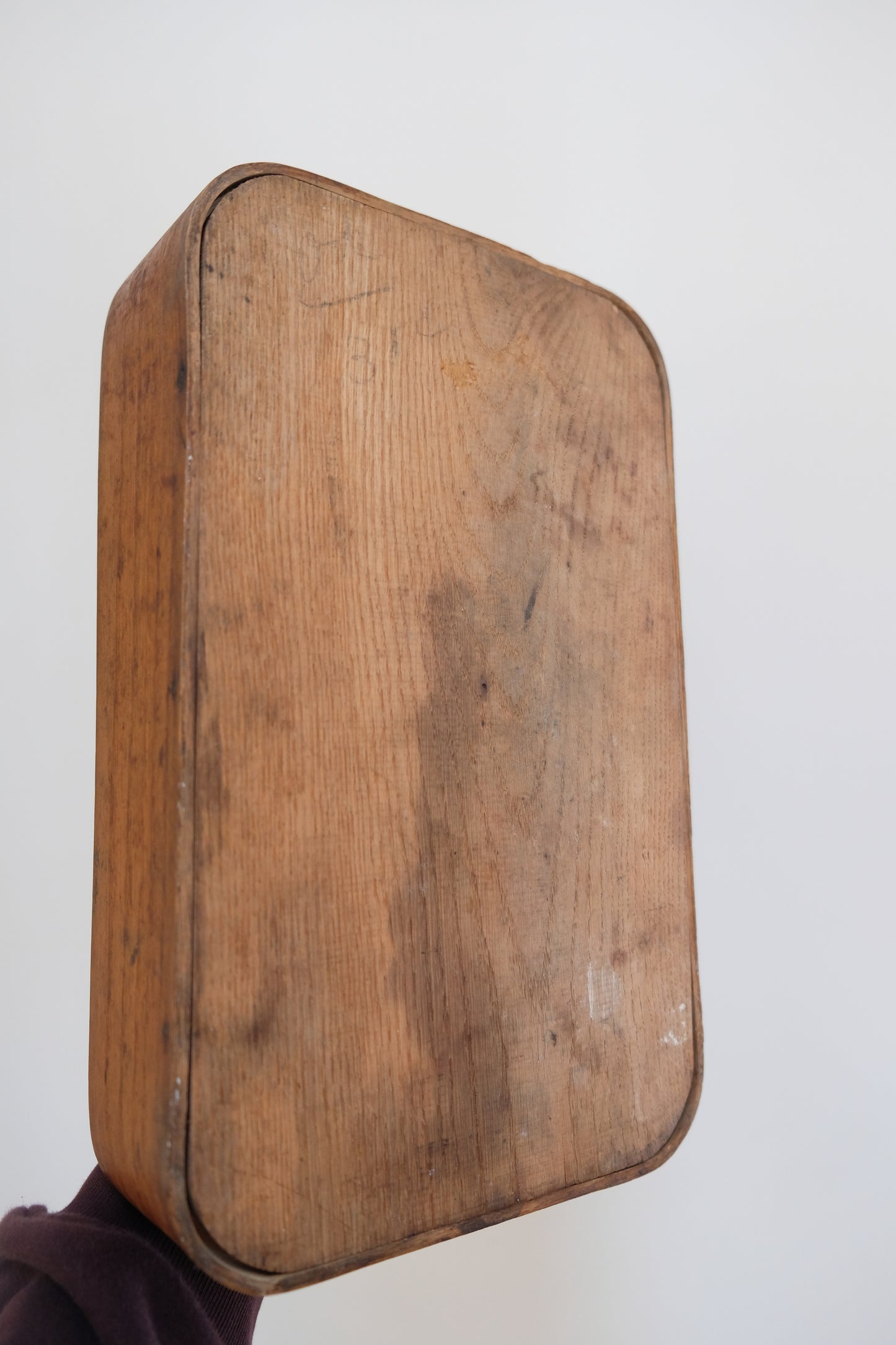 Antique Primitive Cutlery Box Tray Caddy