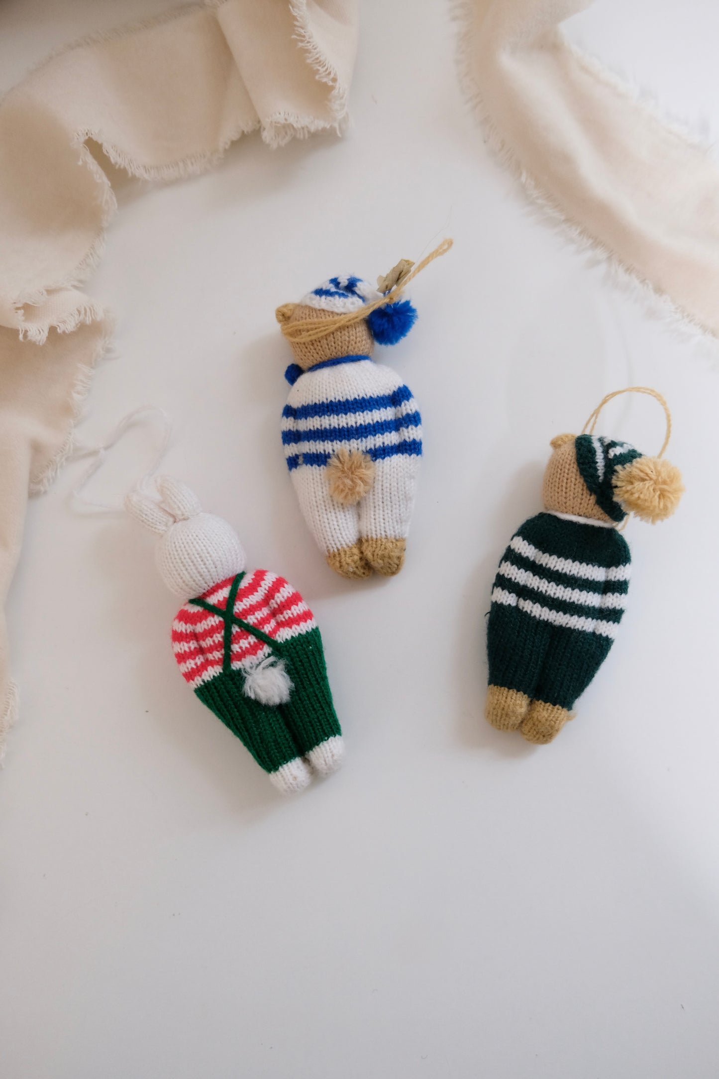 Vintage Knit Ornaments (Sold Separately)