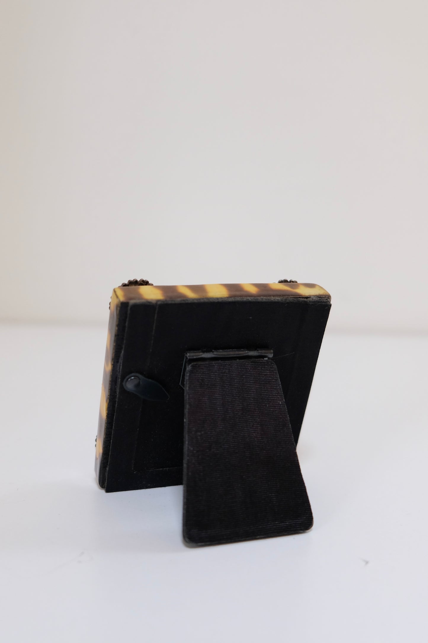 Vintage Painted Leopard Square Frame